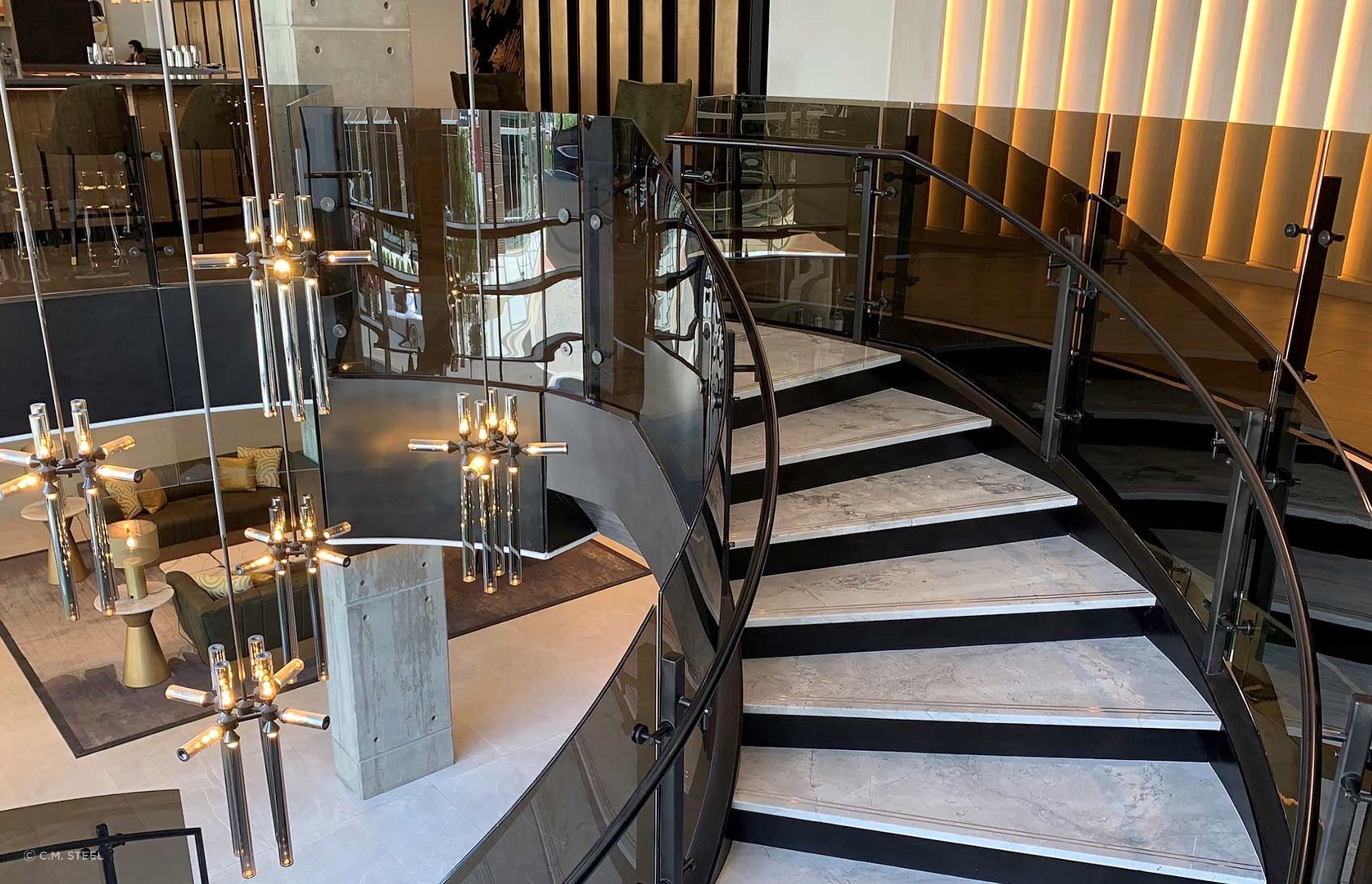 The Hyatt Centric Hotel - Eclectic Monumental Staircase