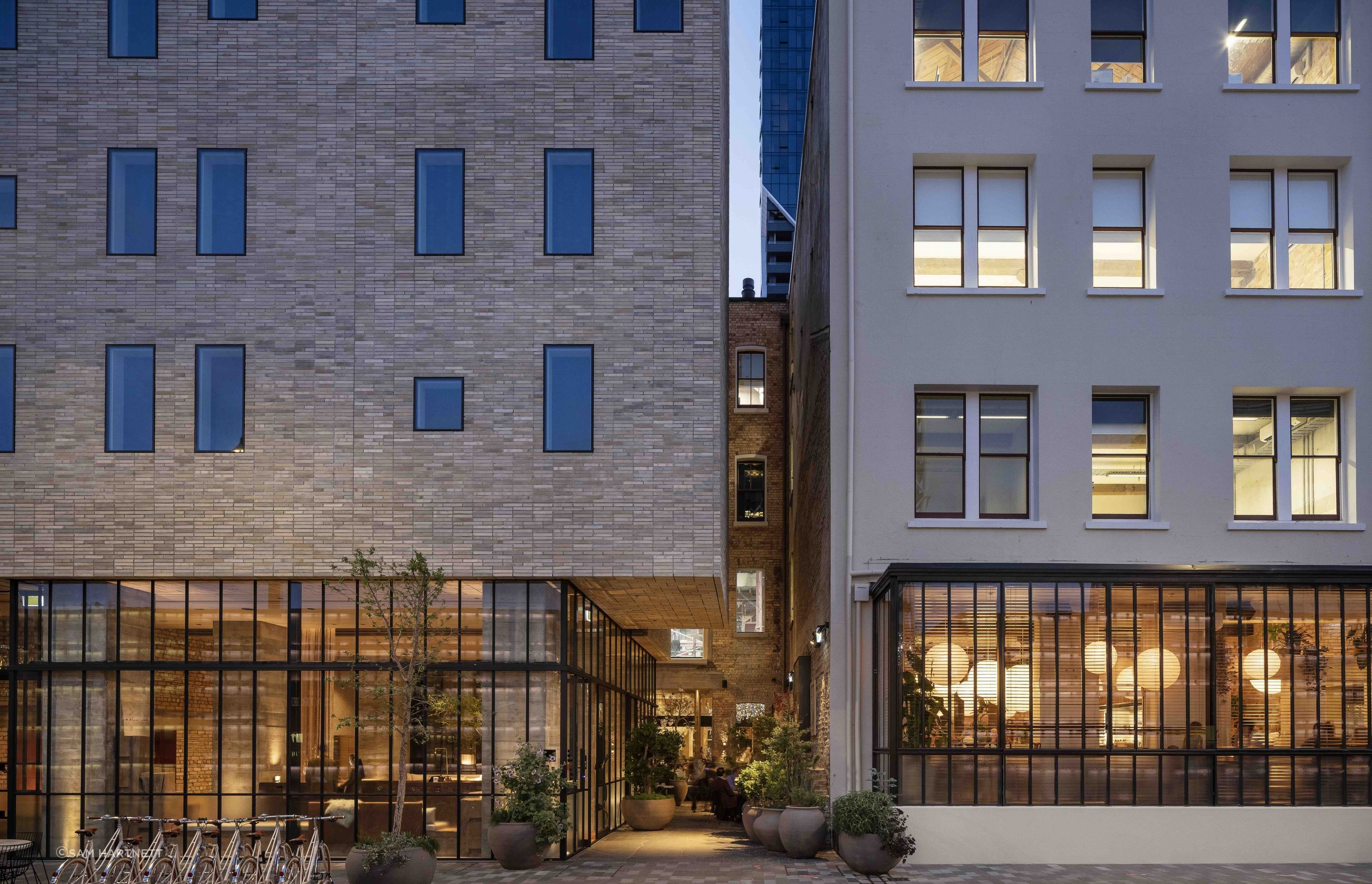 Brick Inlay helped Cheshire Architects achieve its vision of a full brick facade.