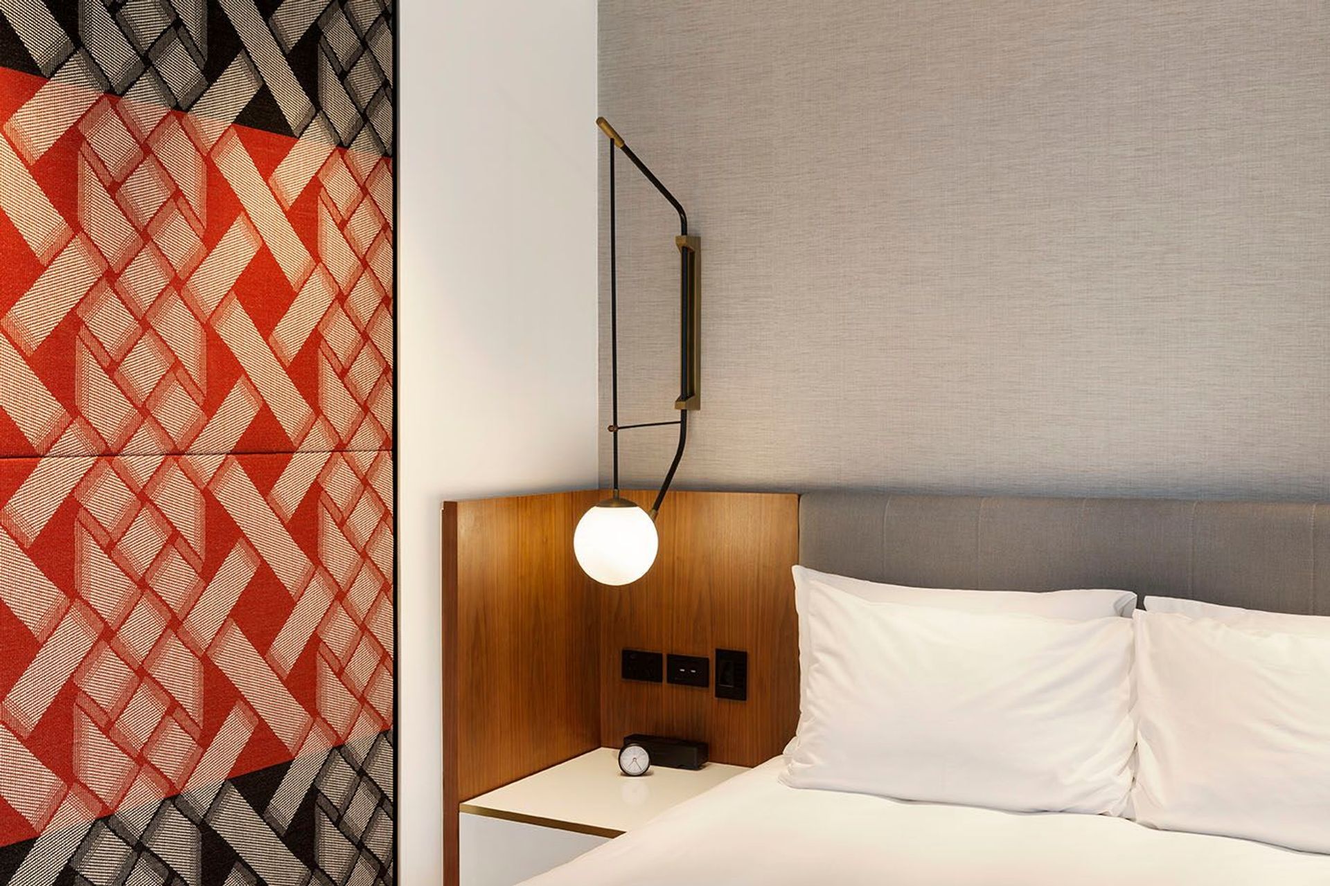 Hotel room with Beronia Scott panels