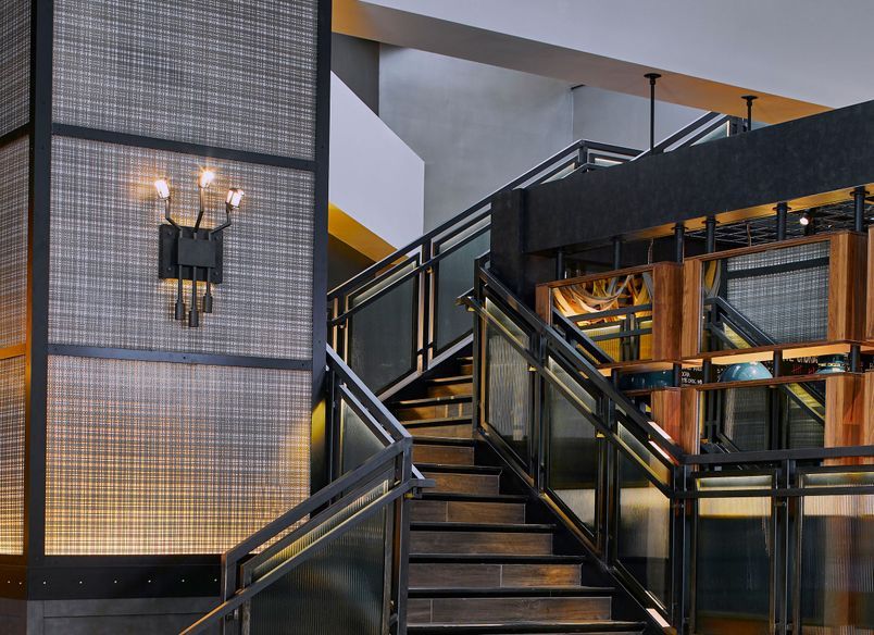 Refined Interiors with Wire Mesh Balustrades and Screens