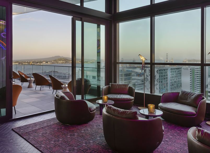 So Auckland. 5 star luxury hotel.
