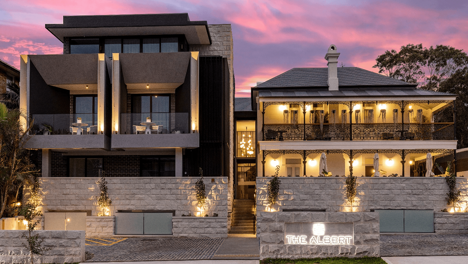 The Albert Hotel, Cowles Road Mosman banner