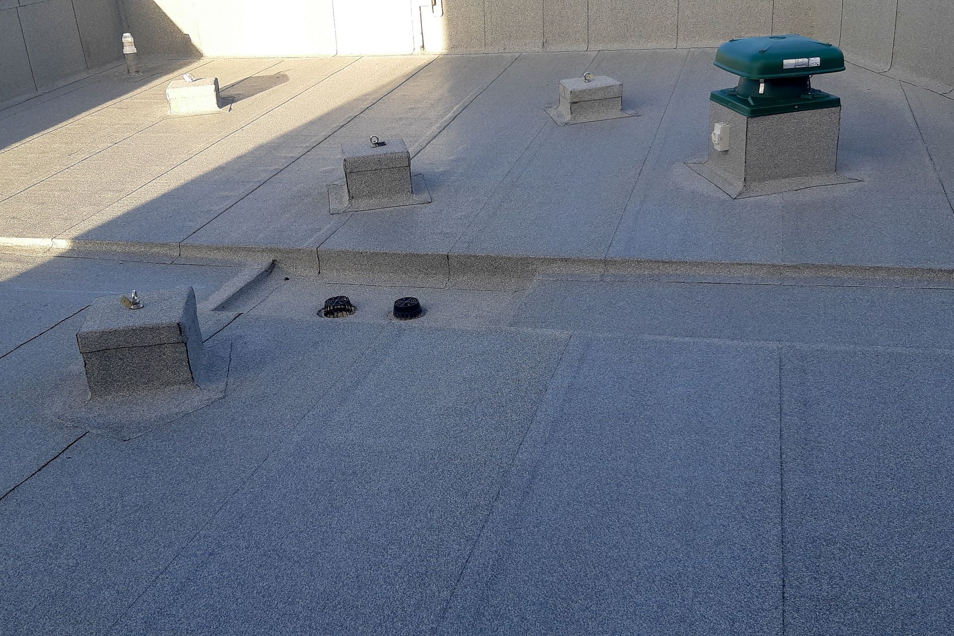 Completed Duotherm Warm Roof showing detailing