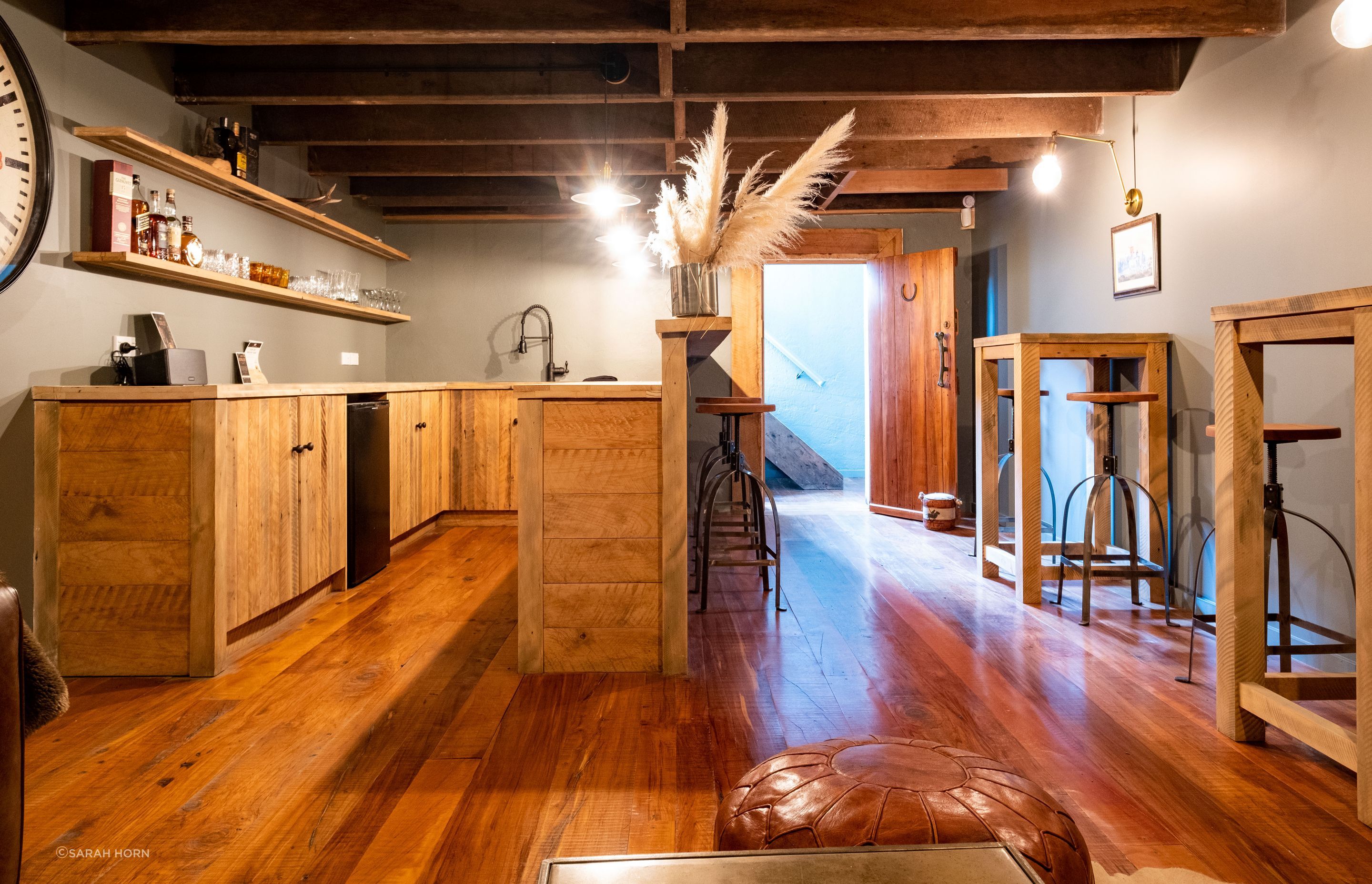 One-of-a-kind Whiskey Bar crafted by Park Hill Joinery