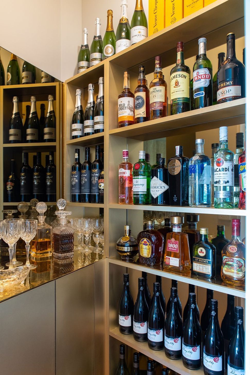 Stunning Mid-Century Modern Bar and Wardrobe