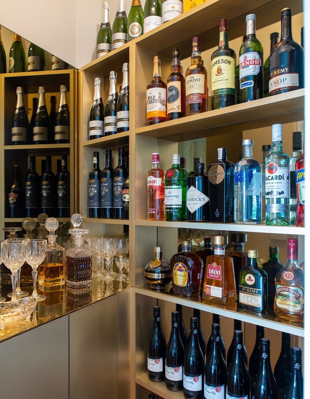 Stunning Mid-Century Modern Bar and Wardrobe