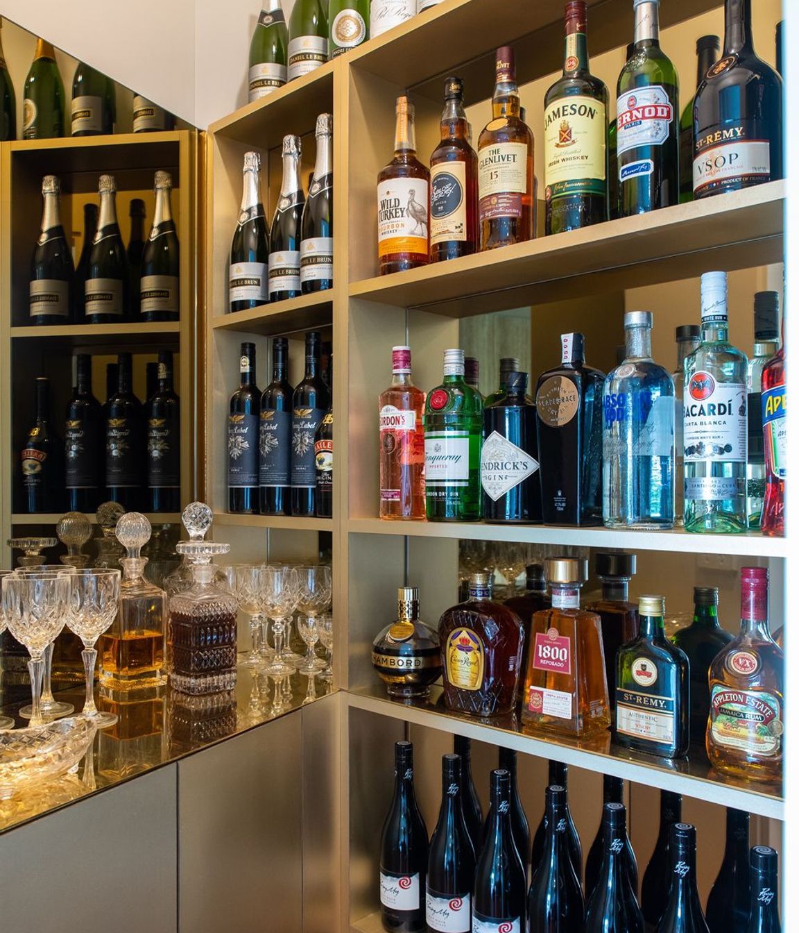 Stunning Mid-Century Modern Bar and Wardrobe