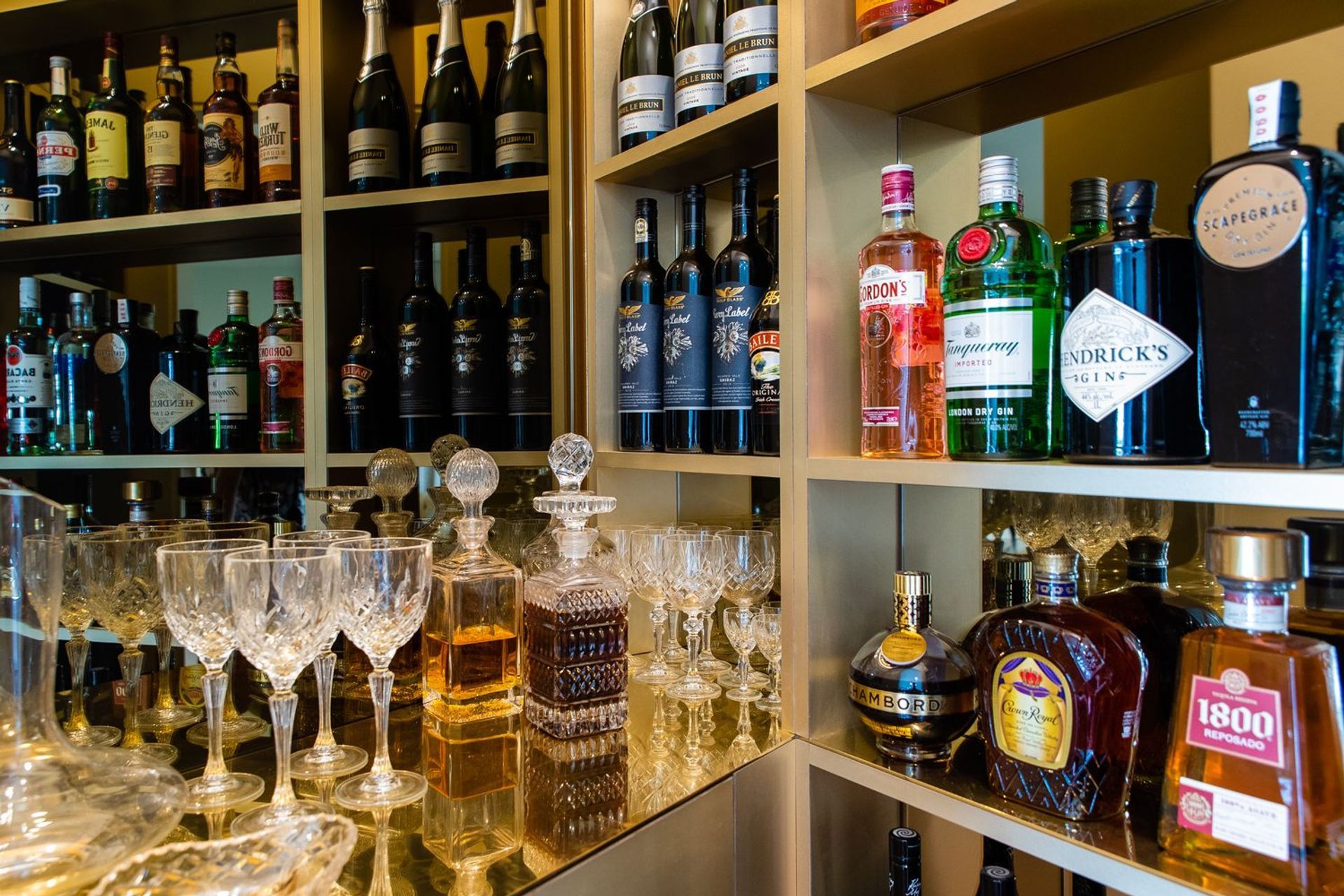 Stunning Mid-Century Modern Bar and Wardrobe