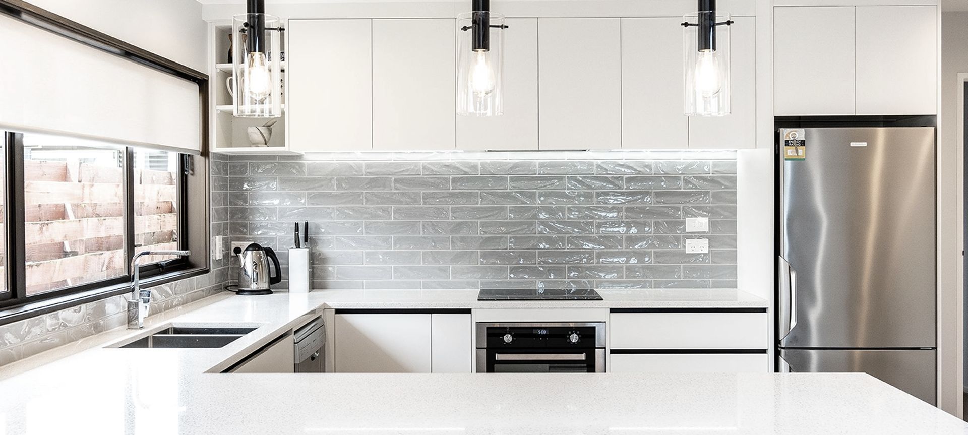Modern Black & White banner