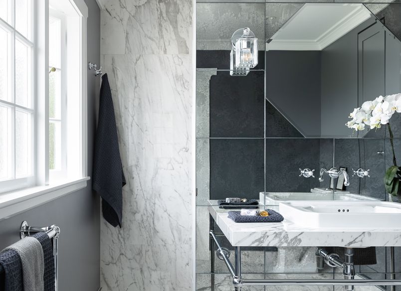 Takapuna Home, Bespoke Mirrored Wall