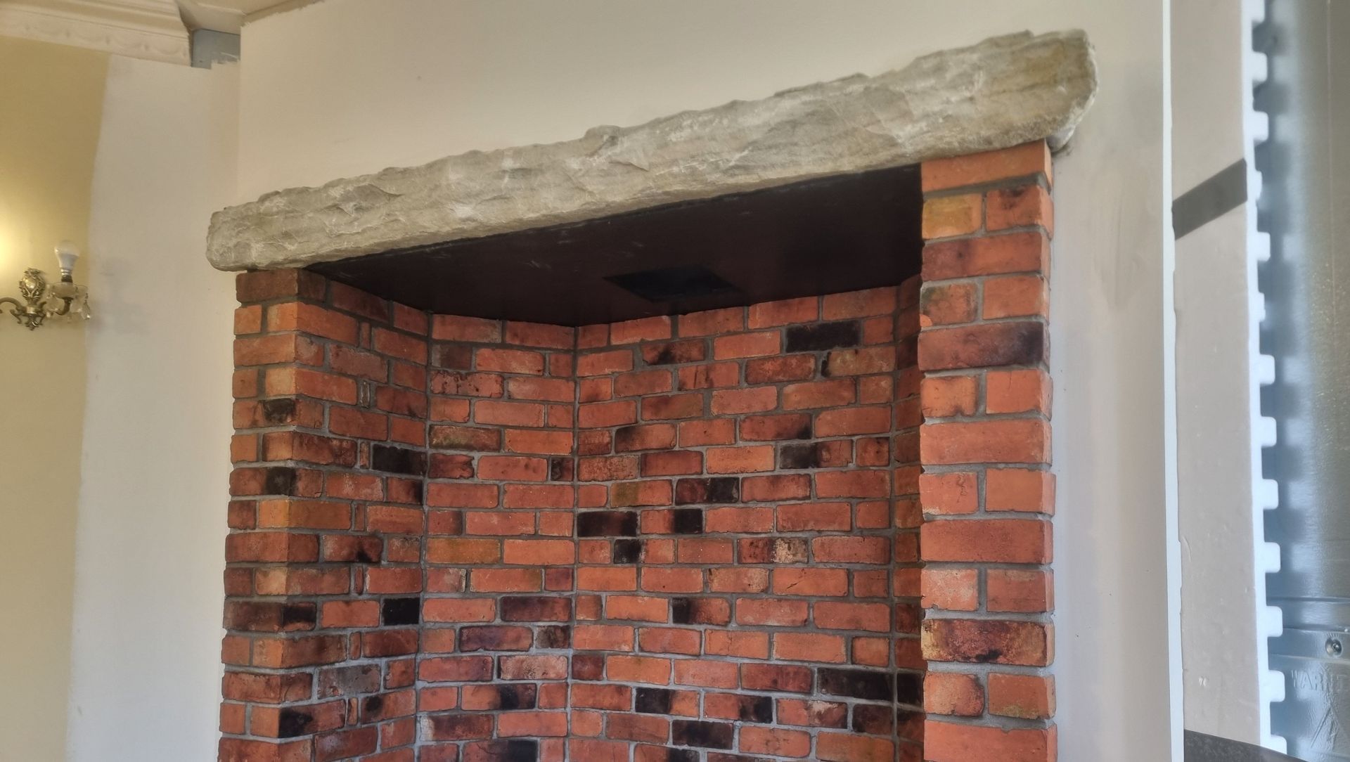 New fireplace banner