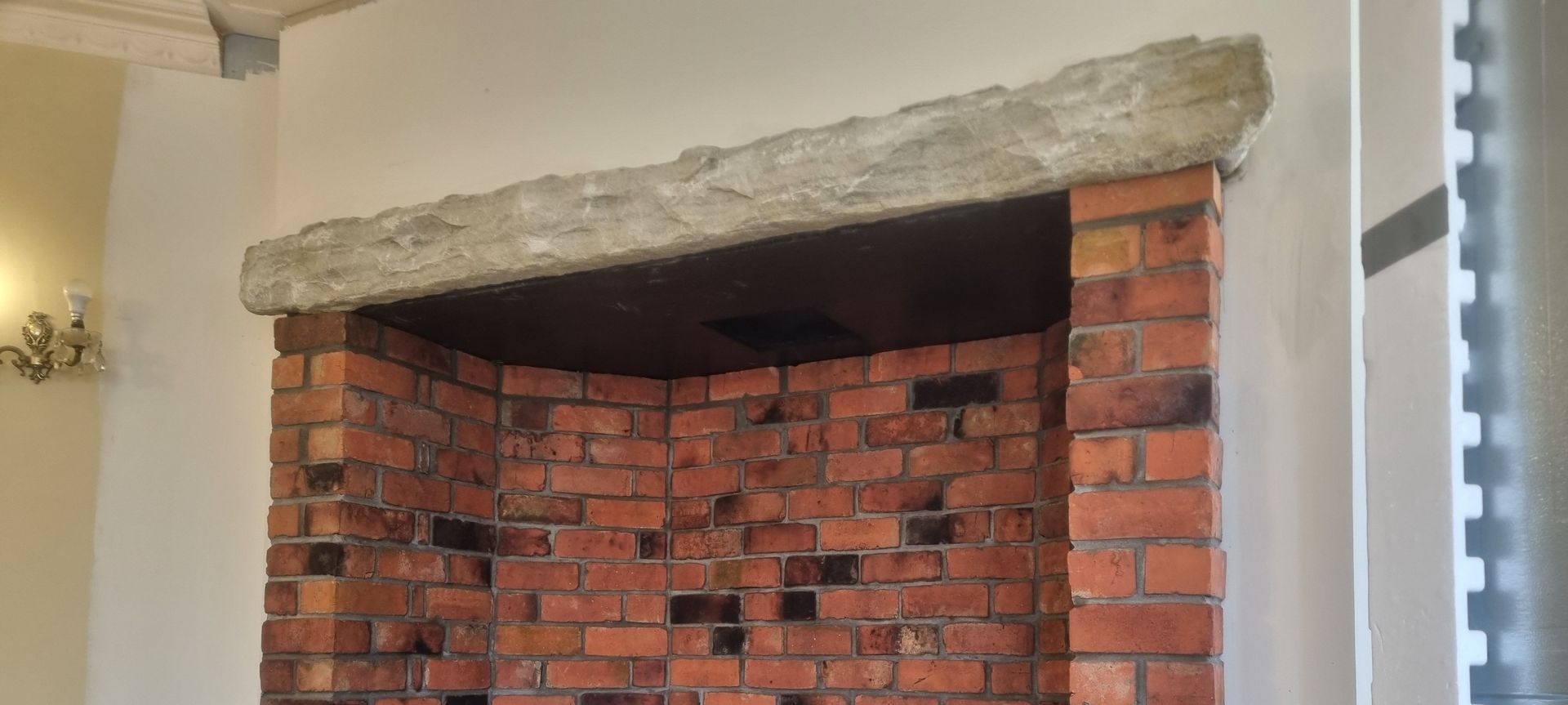 New fireplace banner