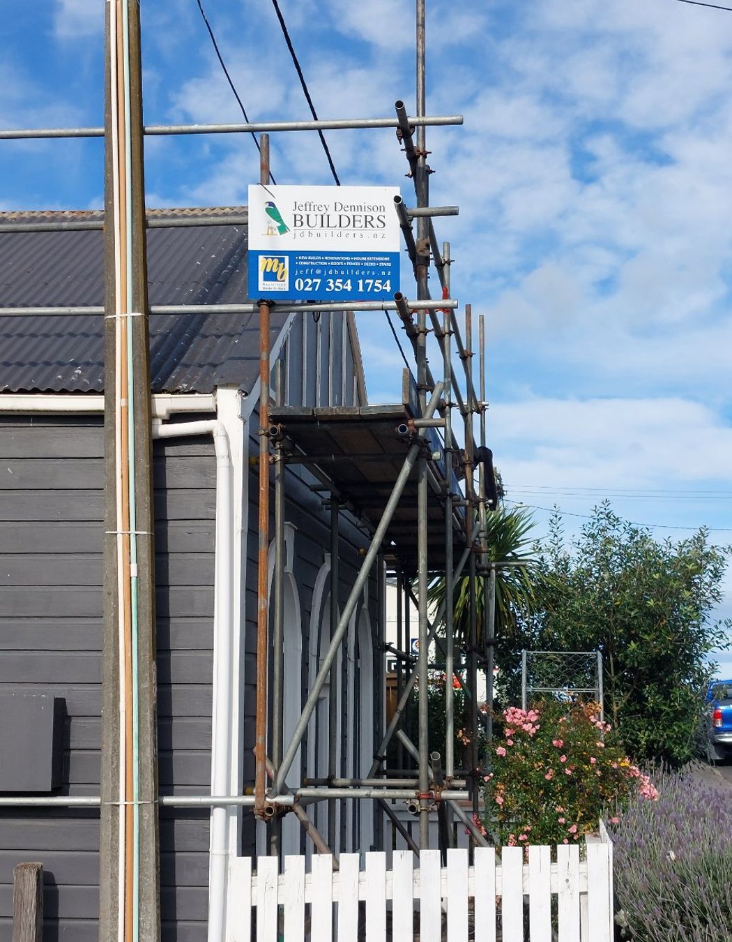 JD Builders sign