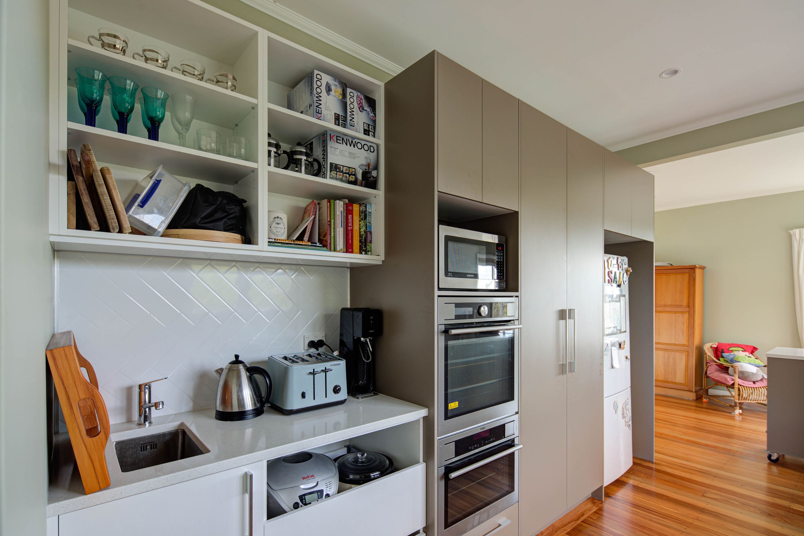 Contemporary Kitchen Update and Reinstated Roof