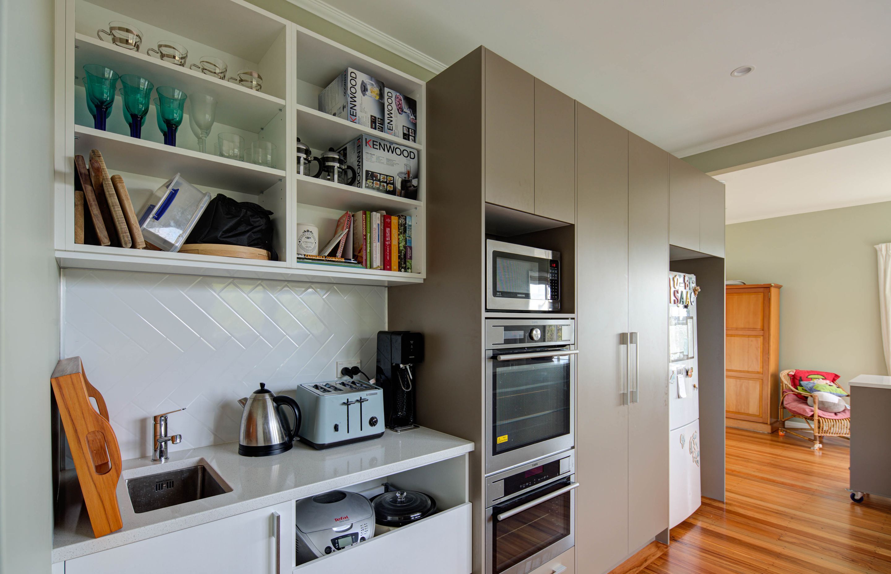 Contemporary Kitchen Update and Reinstated Roof