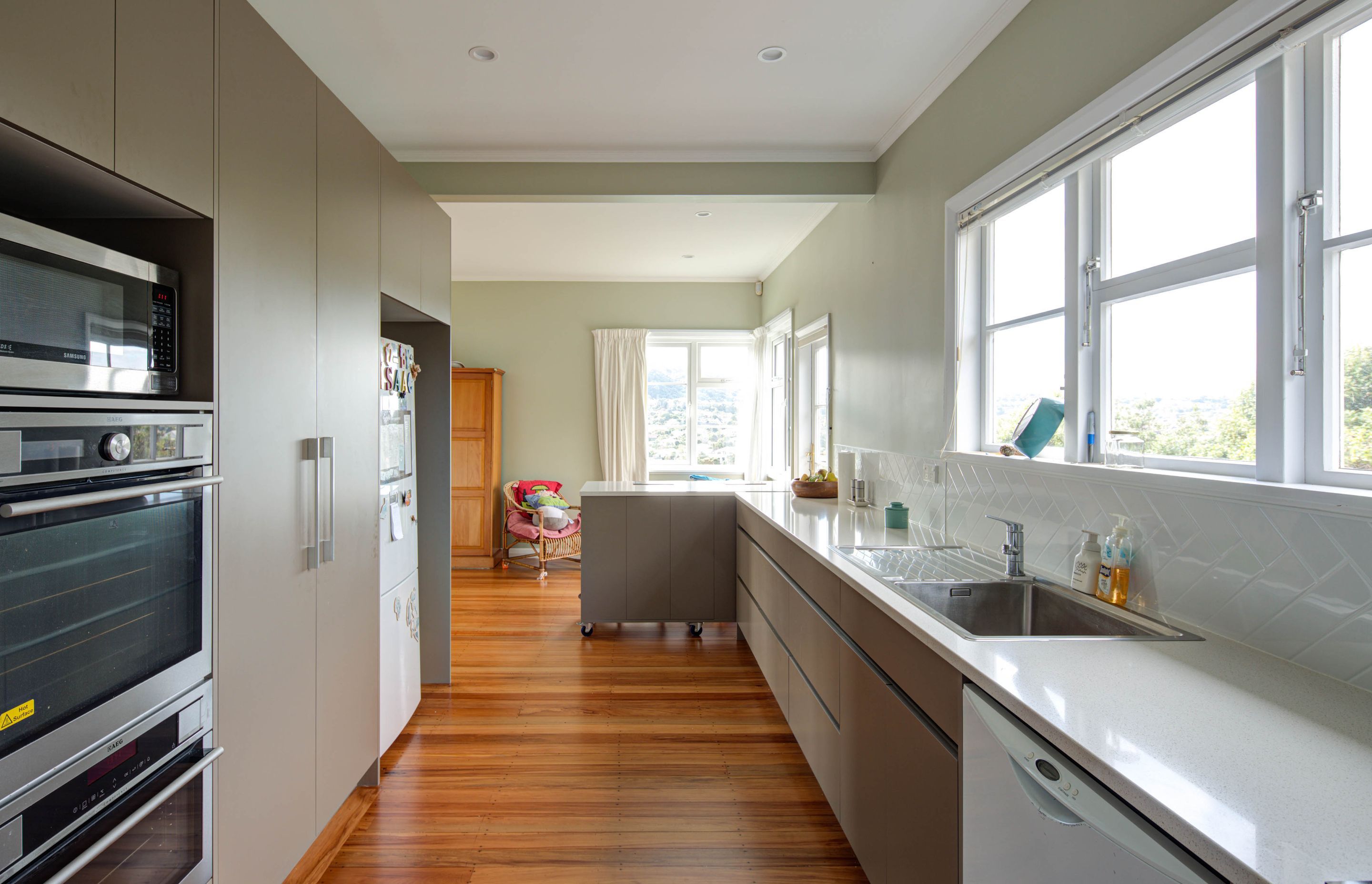 Contemporary Kitchen Update and Reinstated Roof