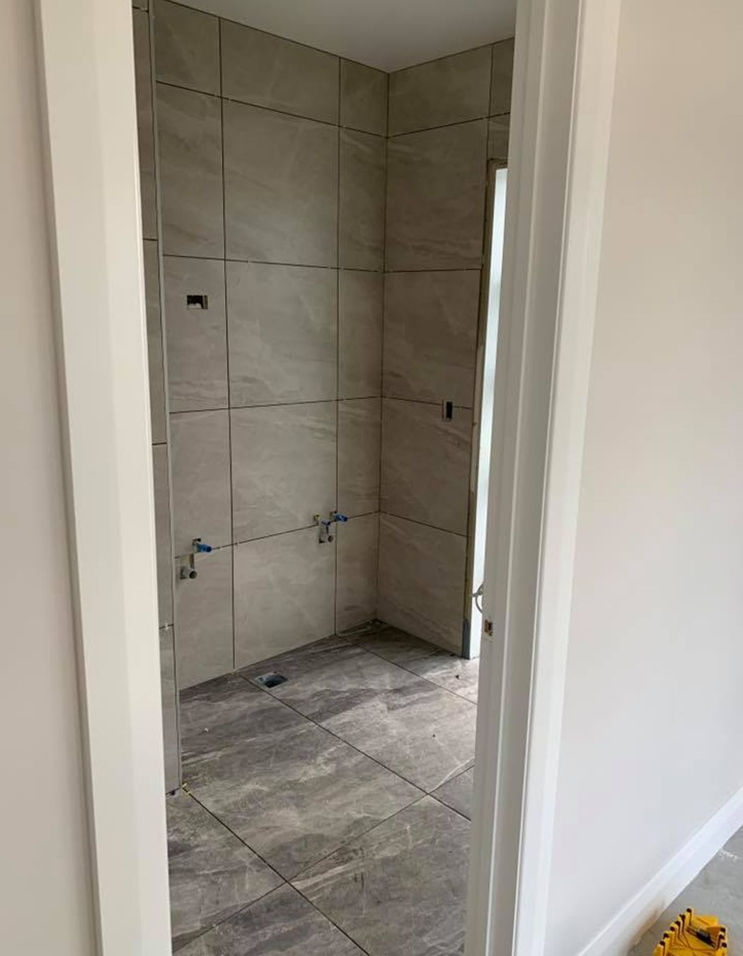 Tiling in house at cambridge oval.