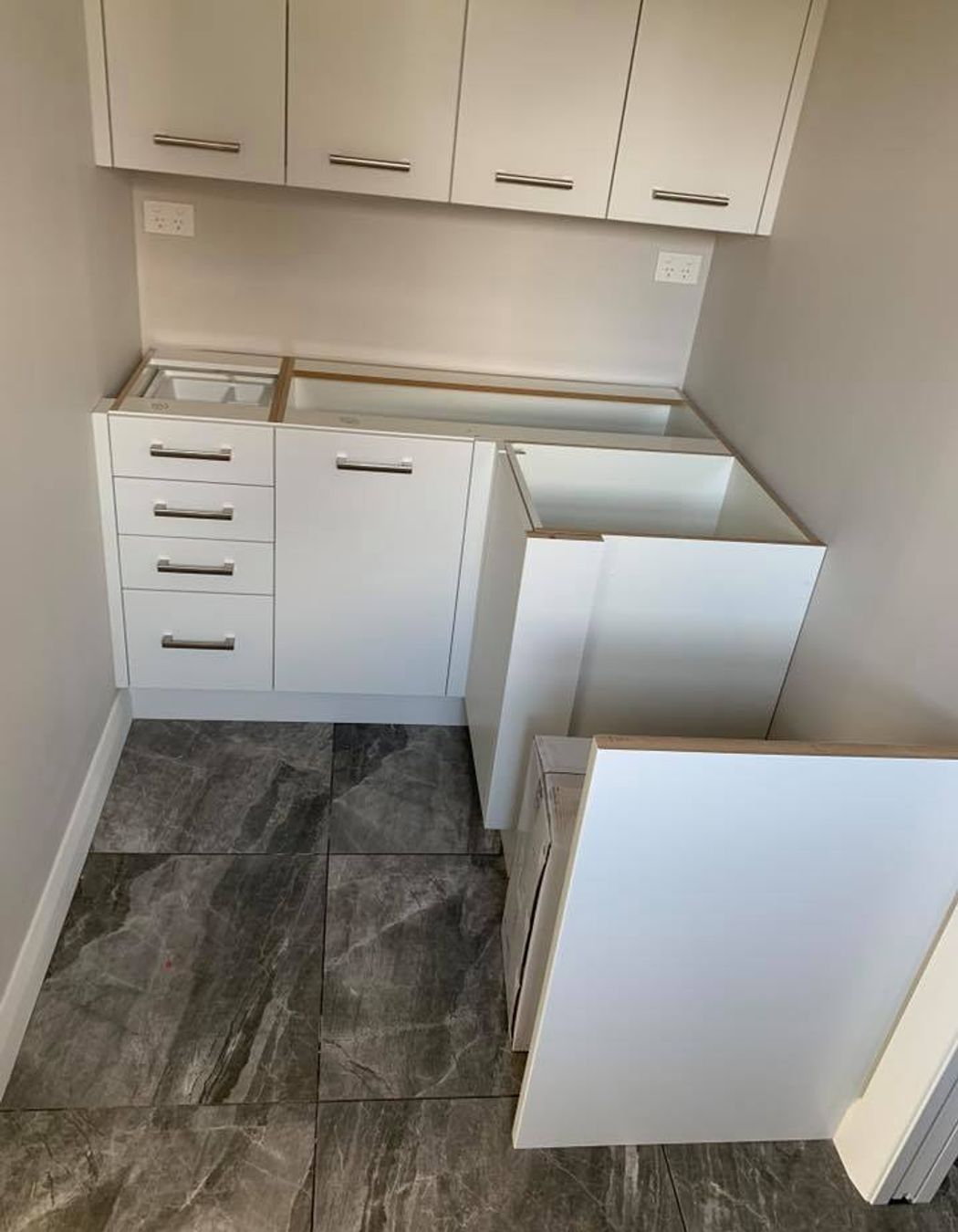 Tiling in house at cambridge oval.