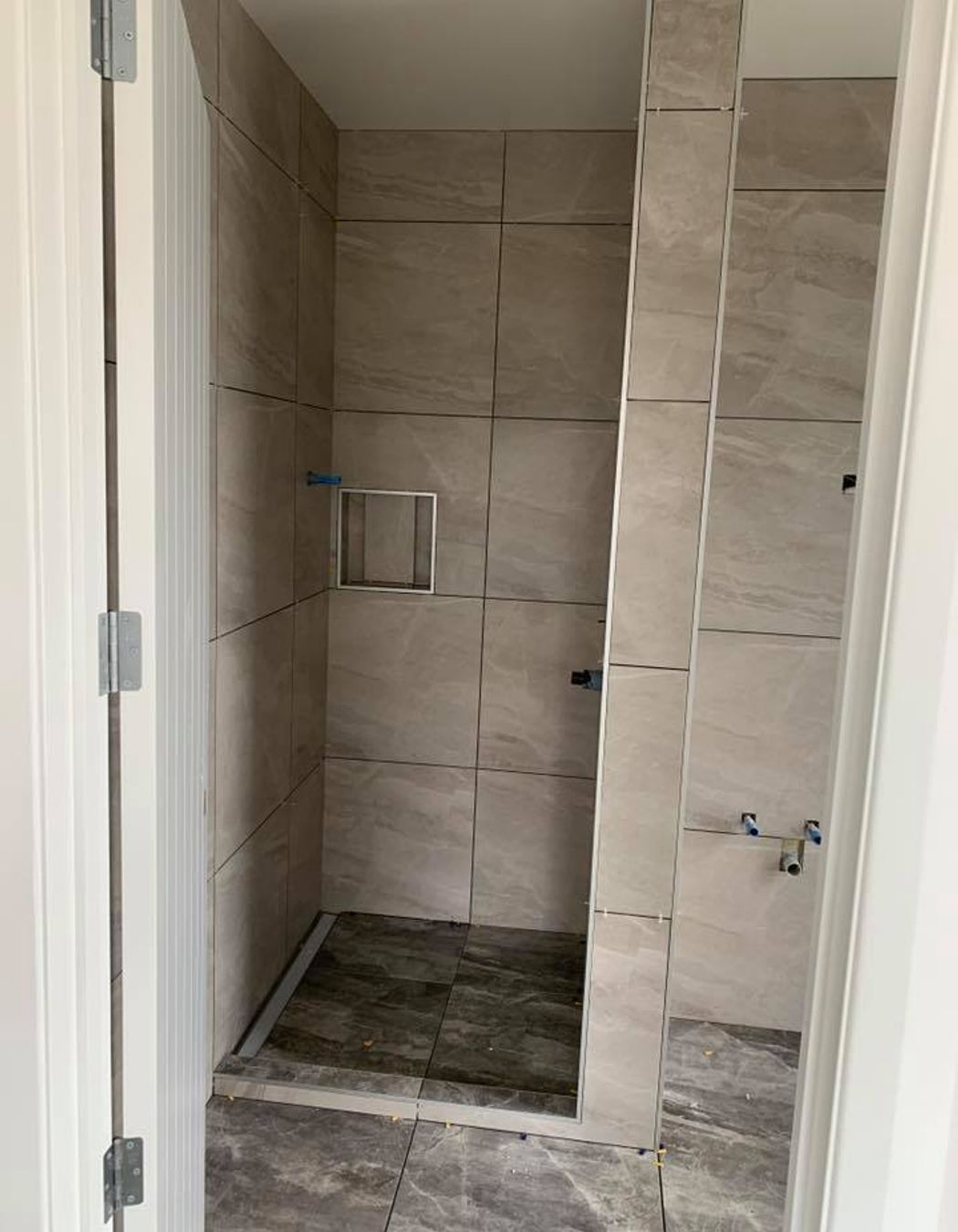 Tiling in house at cambridge oval.