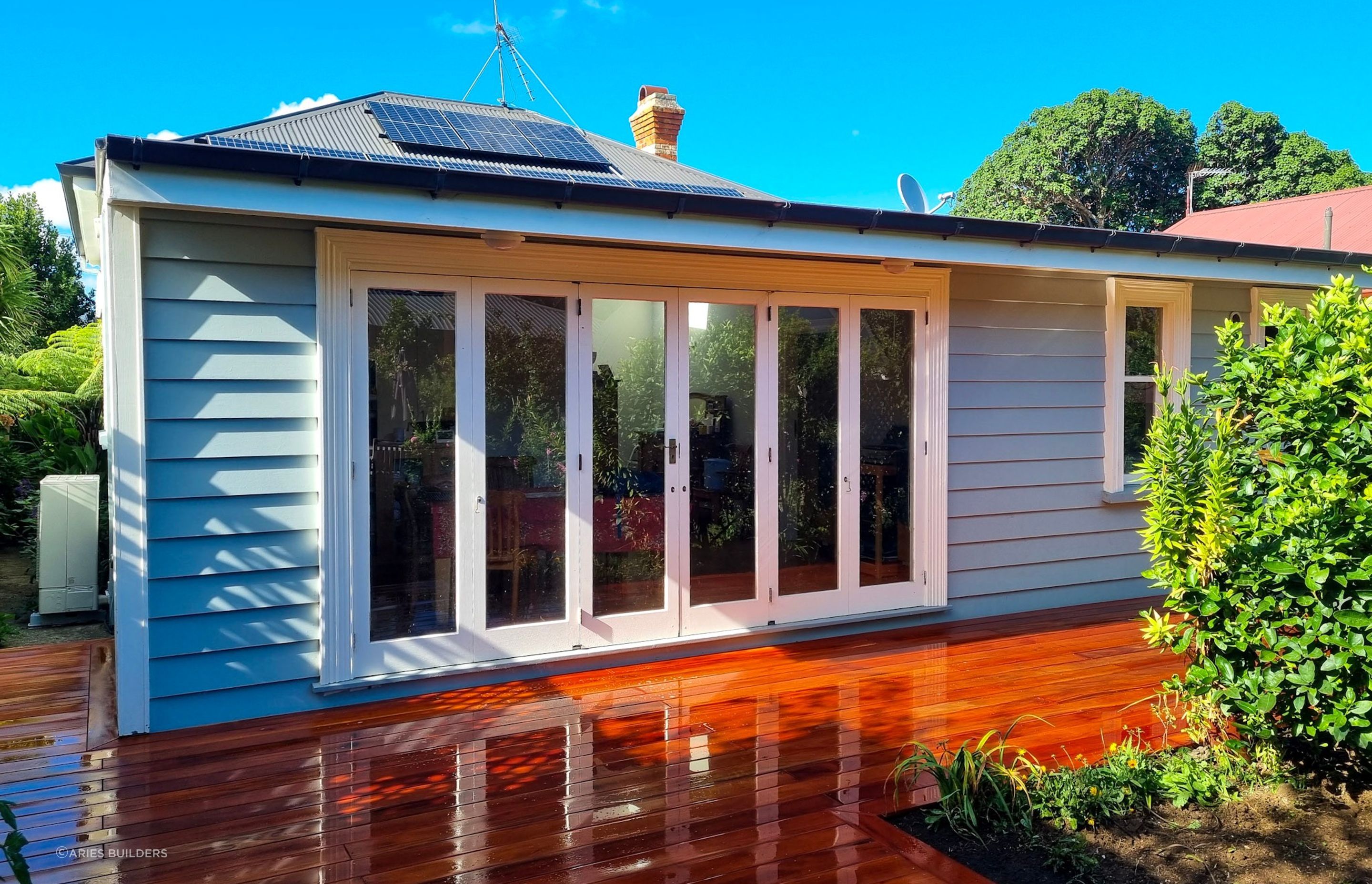 Mahogany deck By Aries builders