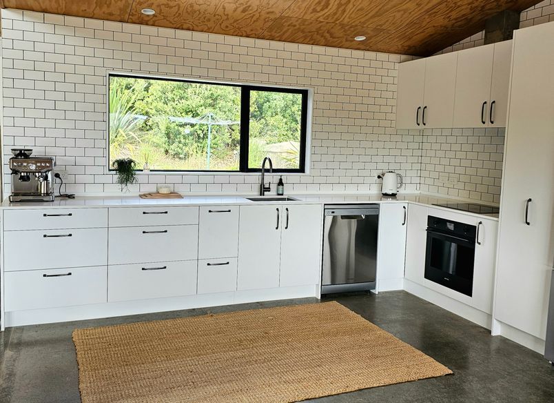 WHITE OPEN KITCHEN