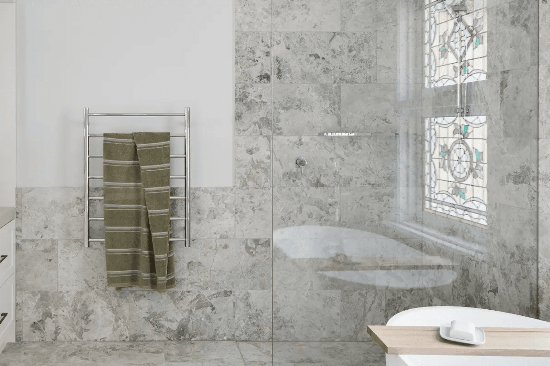 Manhattan Limestone | Project by Frankly Interior Design