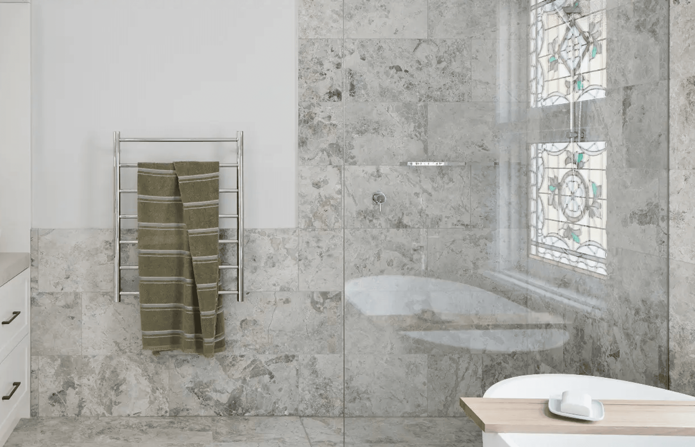 Manhattan Limestone | Project by Frankly Interior Design