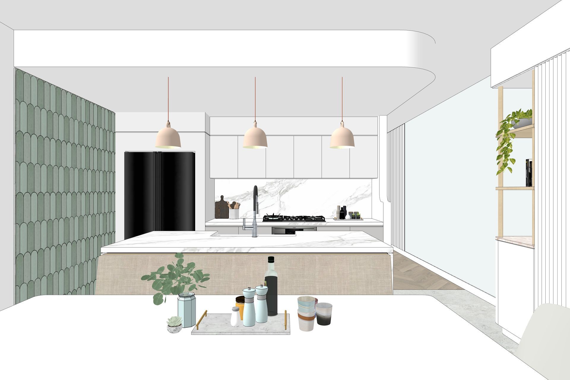 Inner City Coastal Home Living