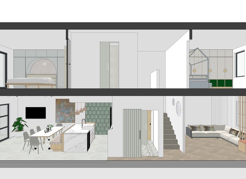 Inner City Coastal Home Living