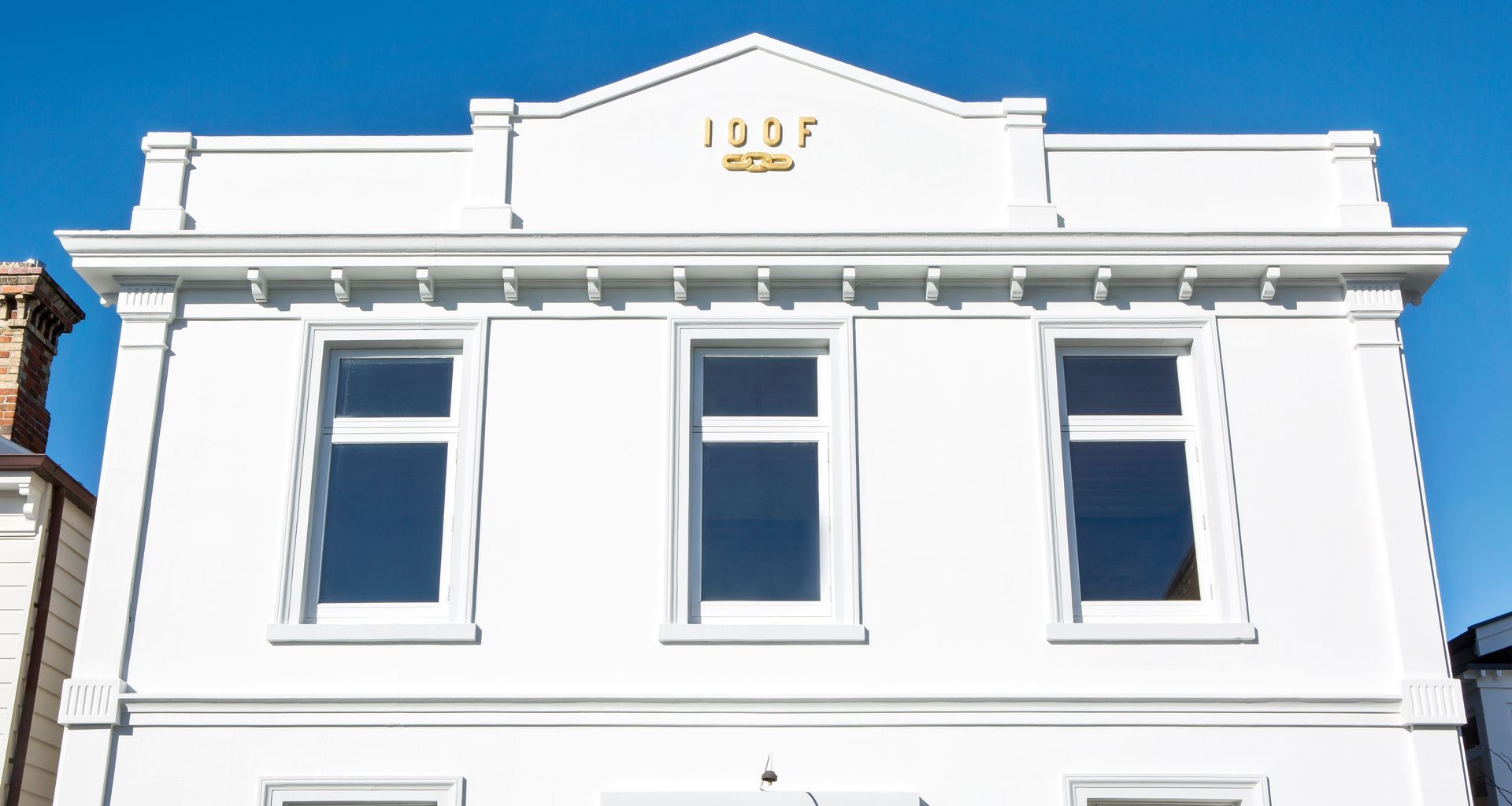 The Hall banner