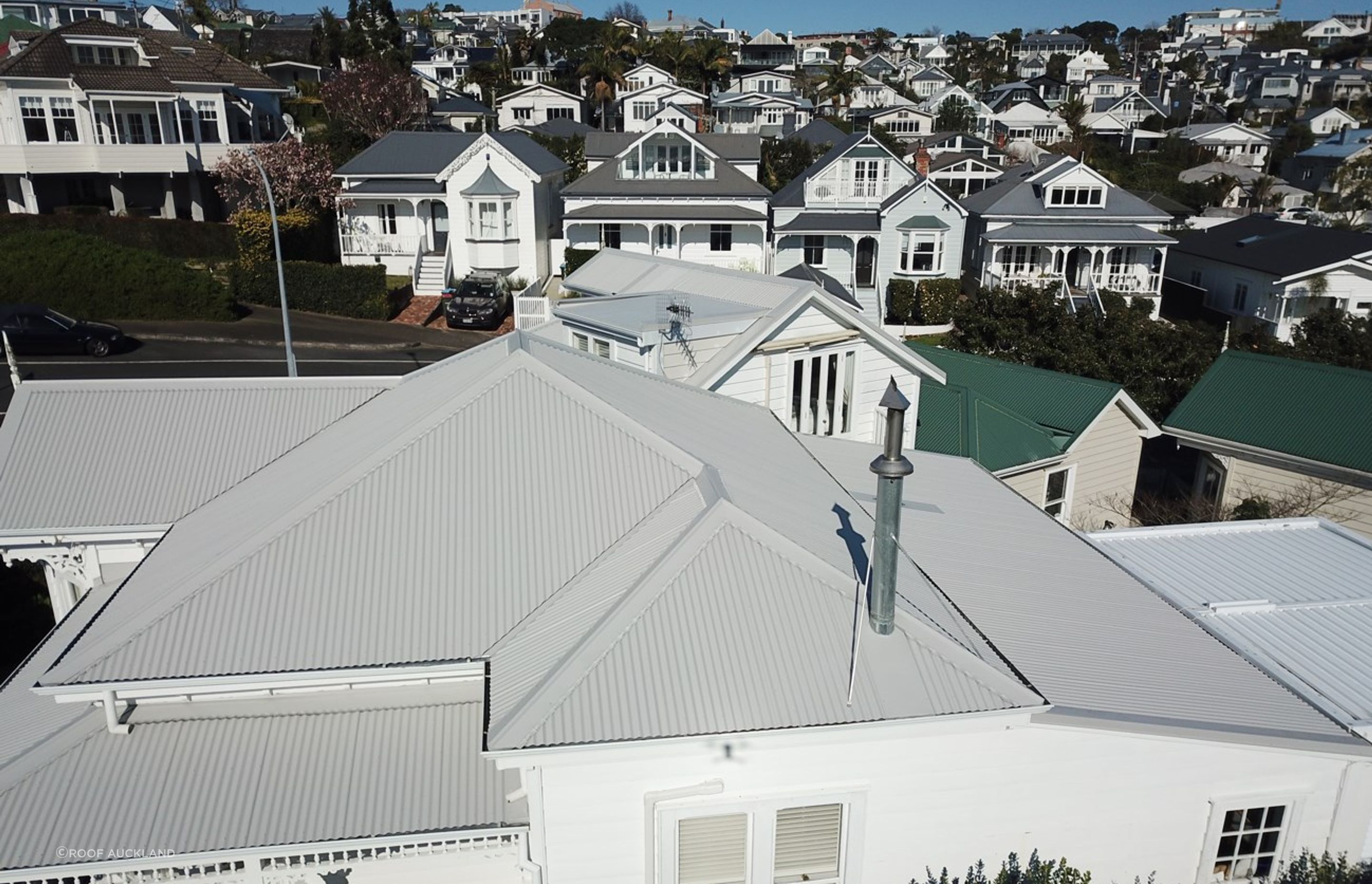 Central Auckland Re-Roof with TPO Membrane
