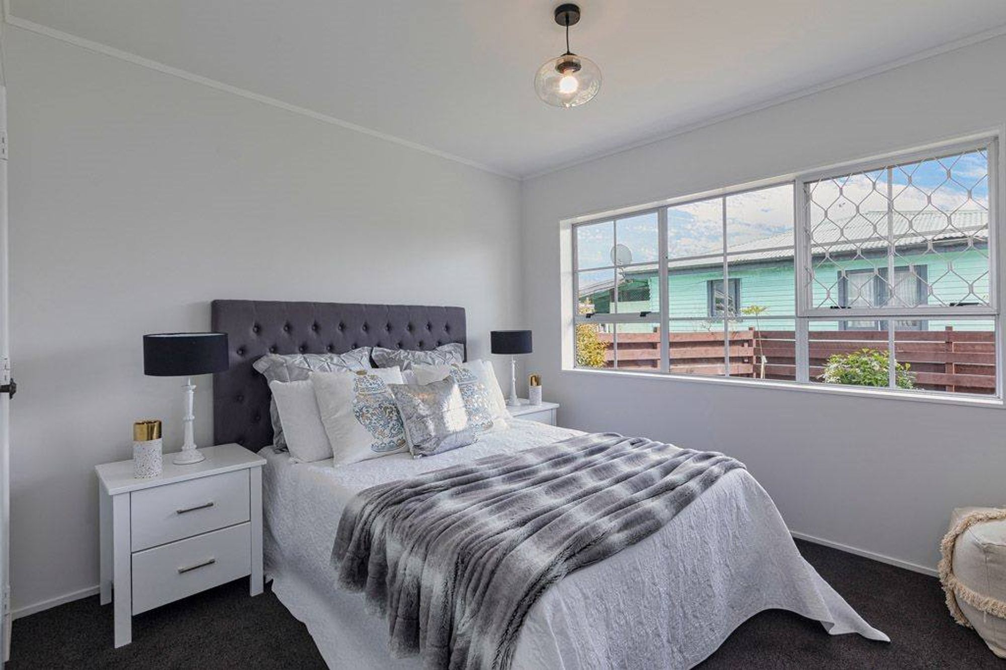 Master Bedroom - Nice and fresh looking onto the back yard
