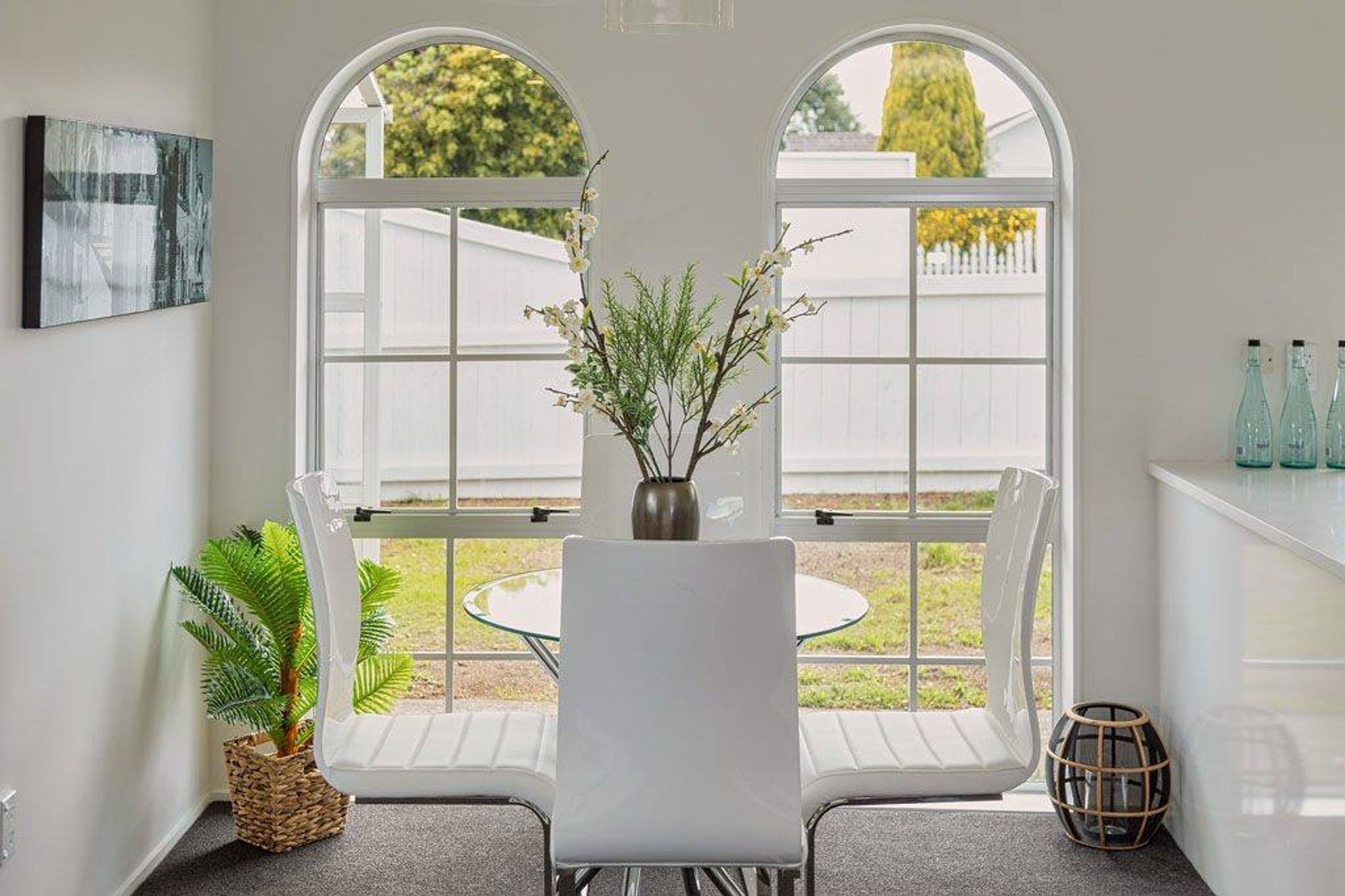 Dining Room -Beautiful set of windows
