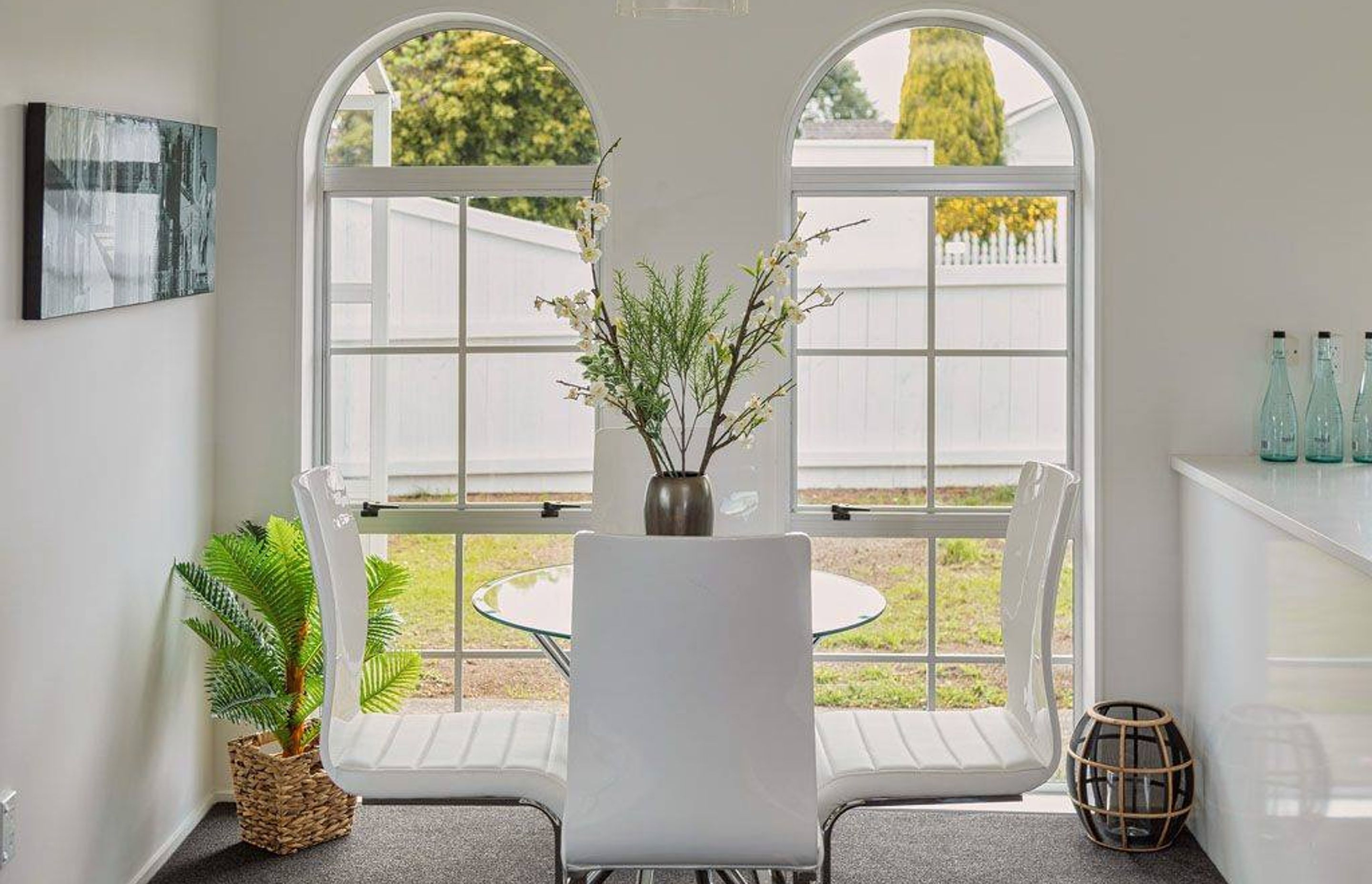 Dining Room -Beautiful set of windows