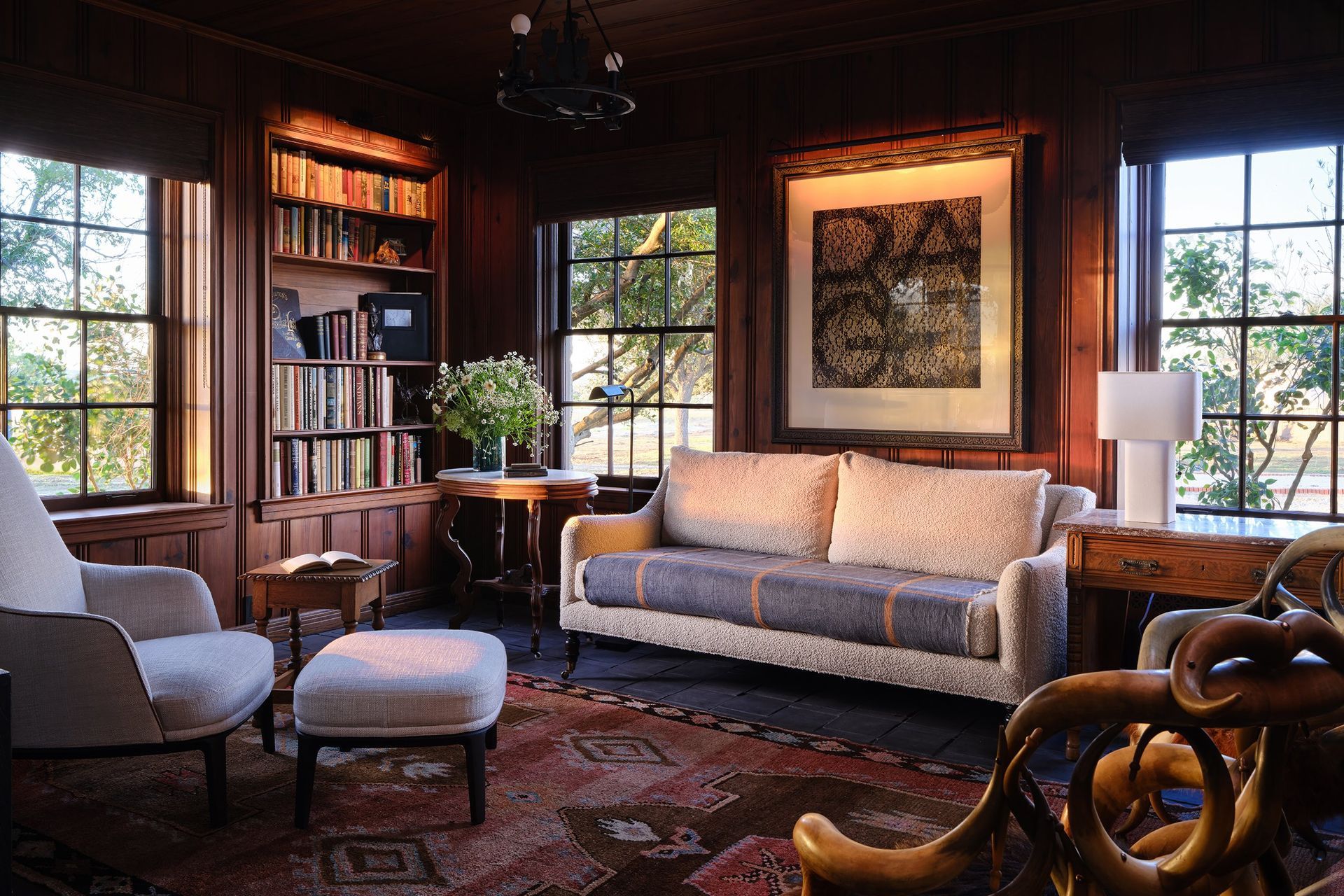 5TexasRanchHouseCuppettKilpatrickArchitectureandInteriorDesignAustinTexasspanish-mexican-colonial-slate-floor-dark-wood-paneling-wrought-iron-study-office-v2.jpg