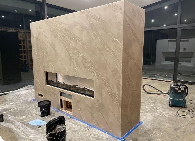 Fireplace, Split Stone