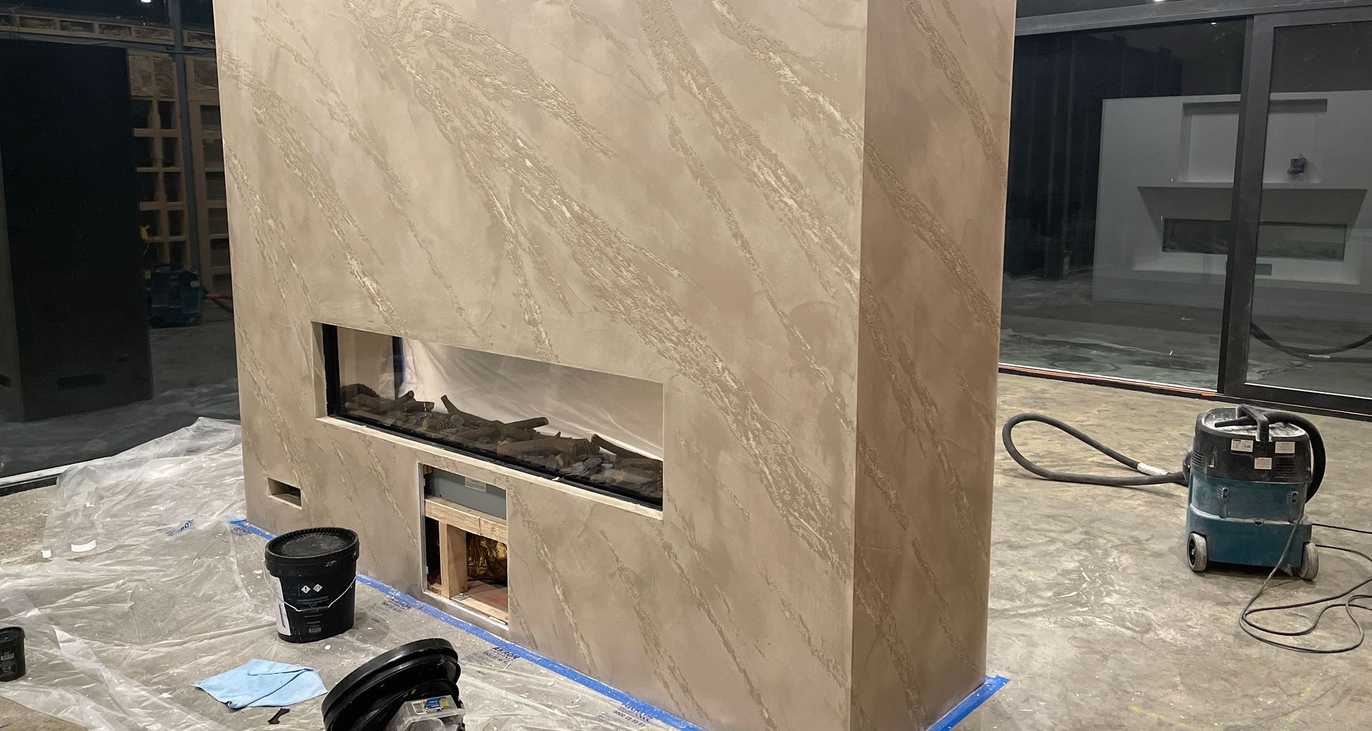Fireplace, Split Stone banner