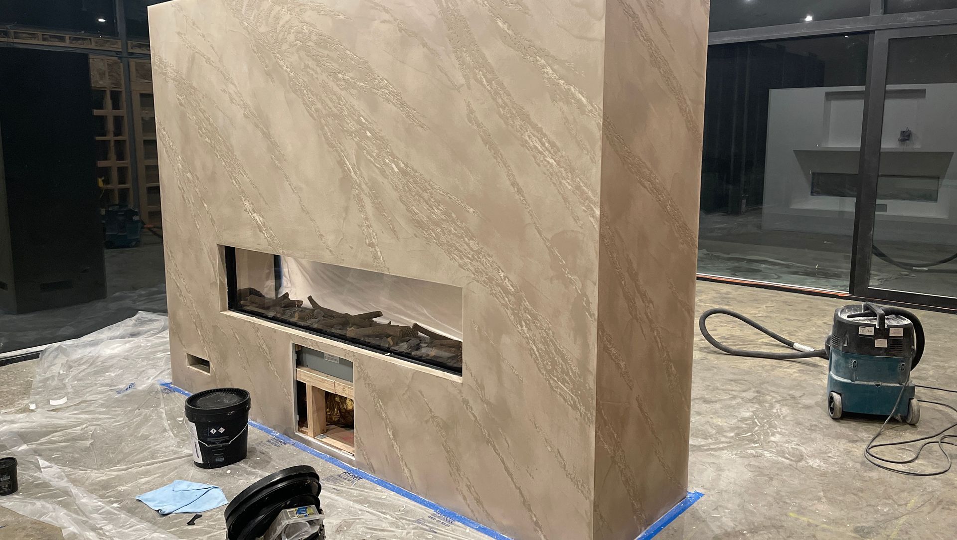 Fireplace, Split Stone banner