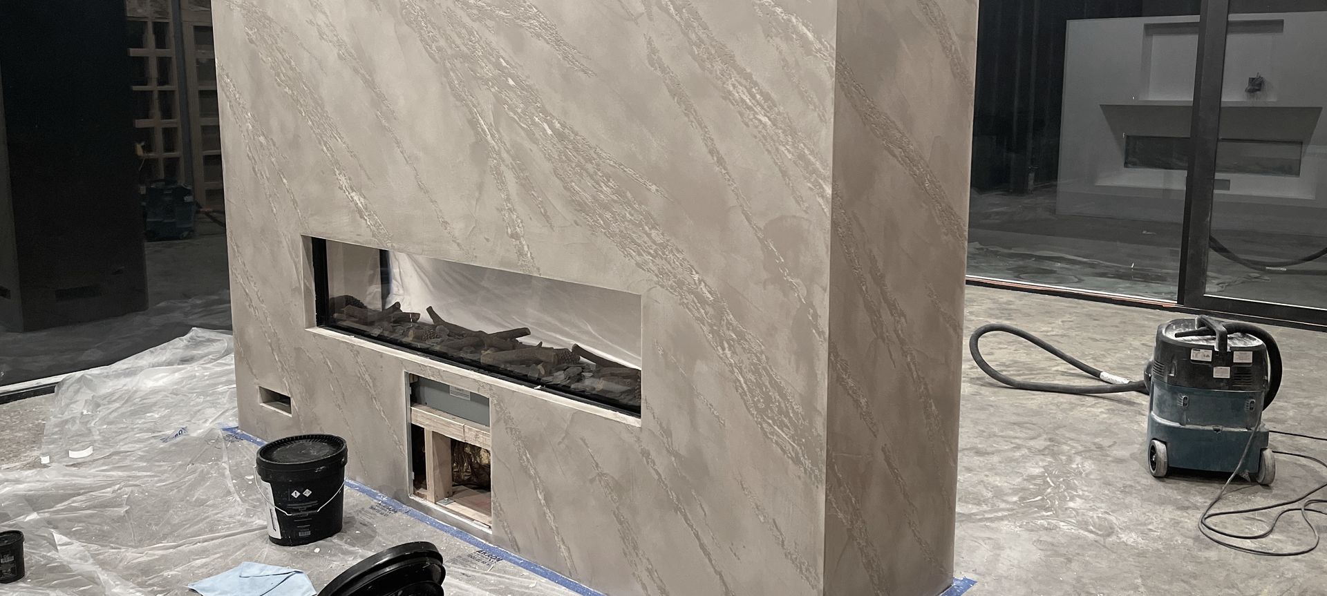 Fireplace, Split Stone banner