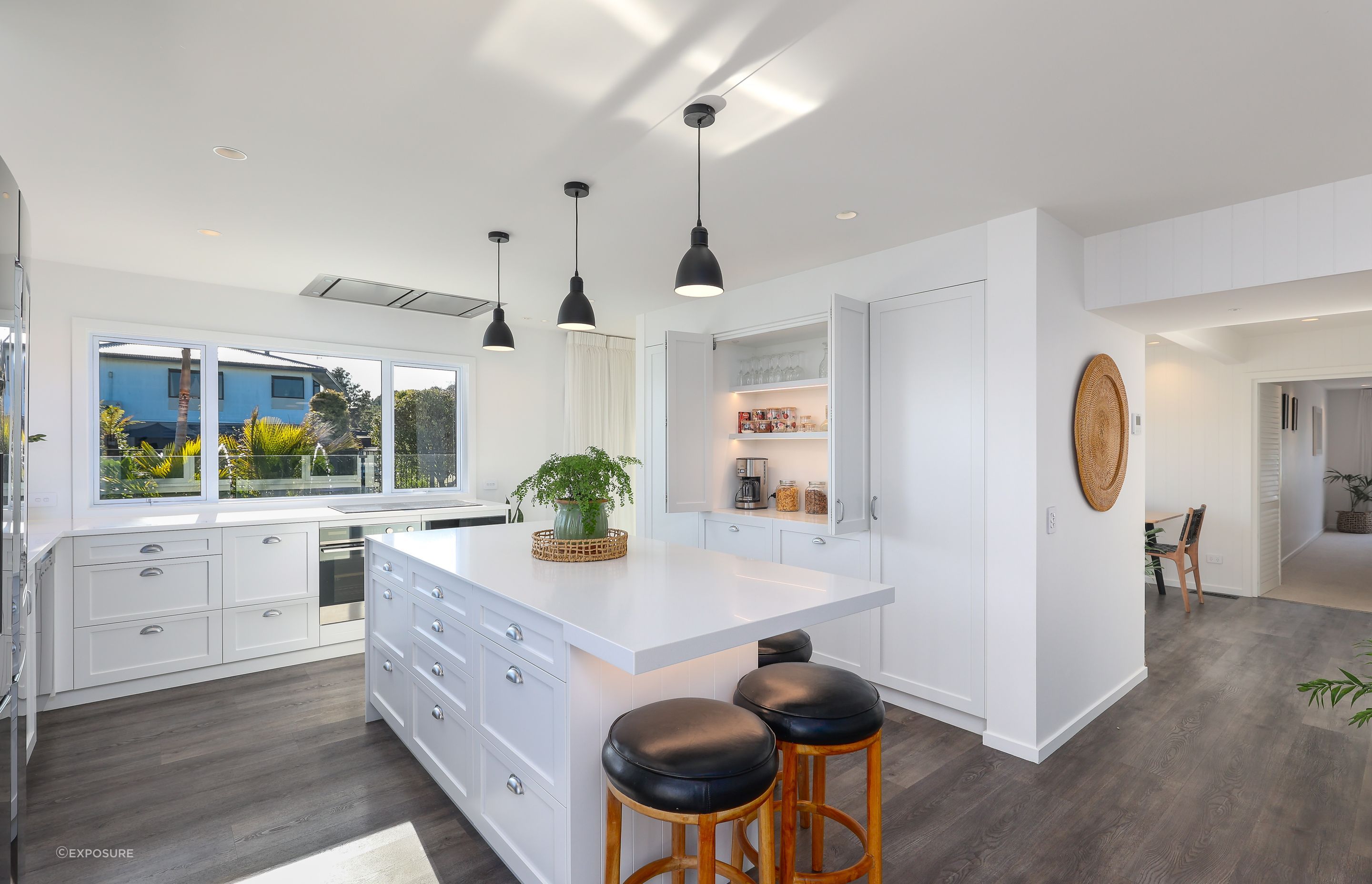 The spacious Cooper Webley designed kitchen is a chef's dream.