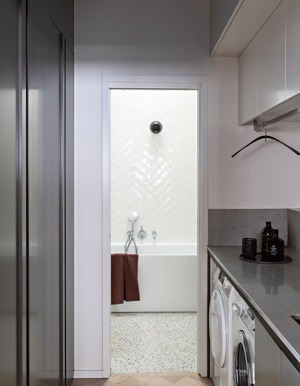 Walk Through Laundry to Bathroom