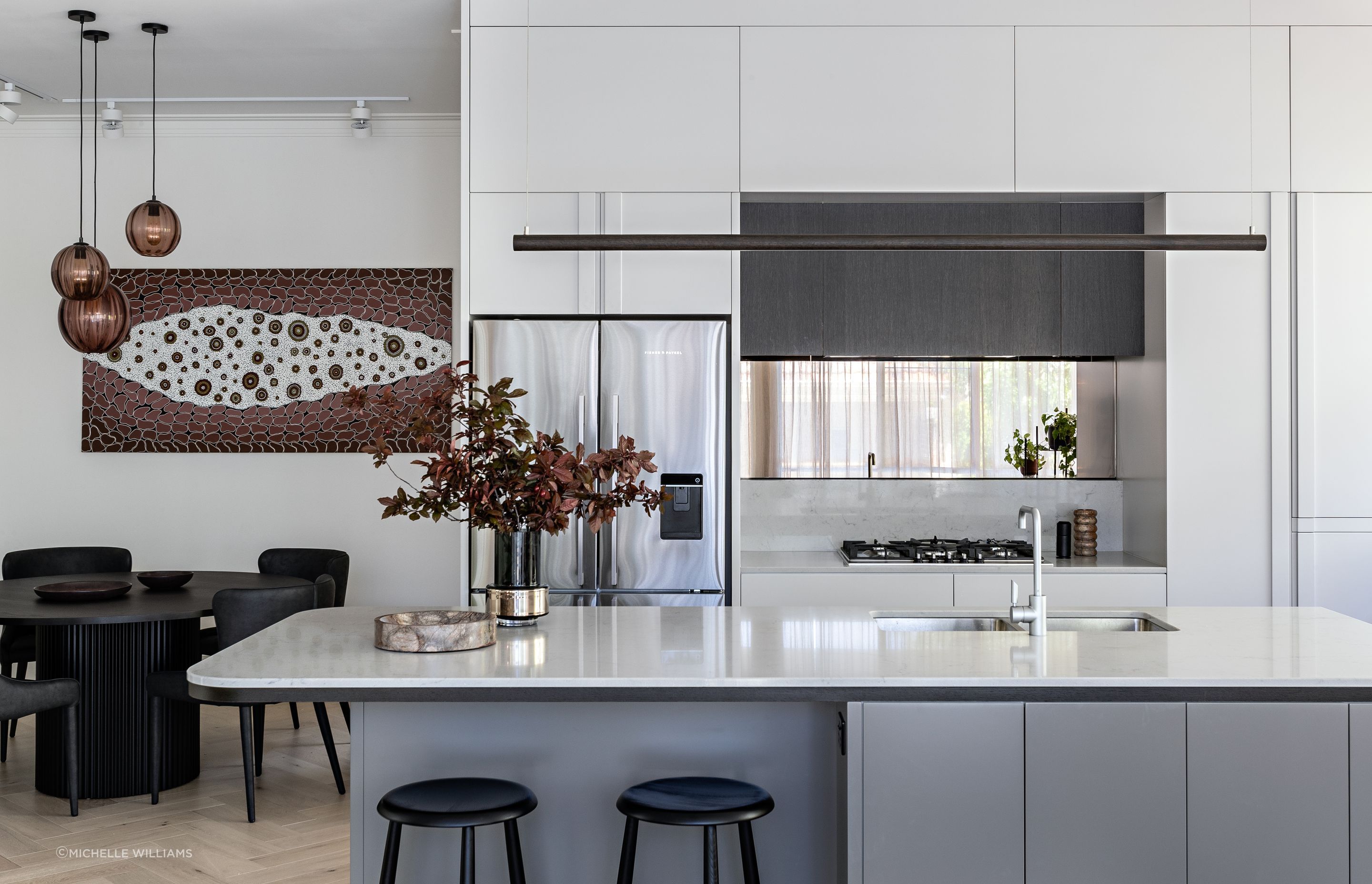 Kitchen and Dining Room closely connected