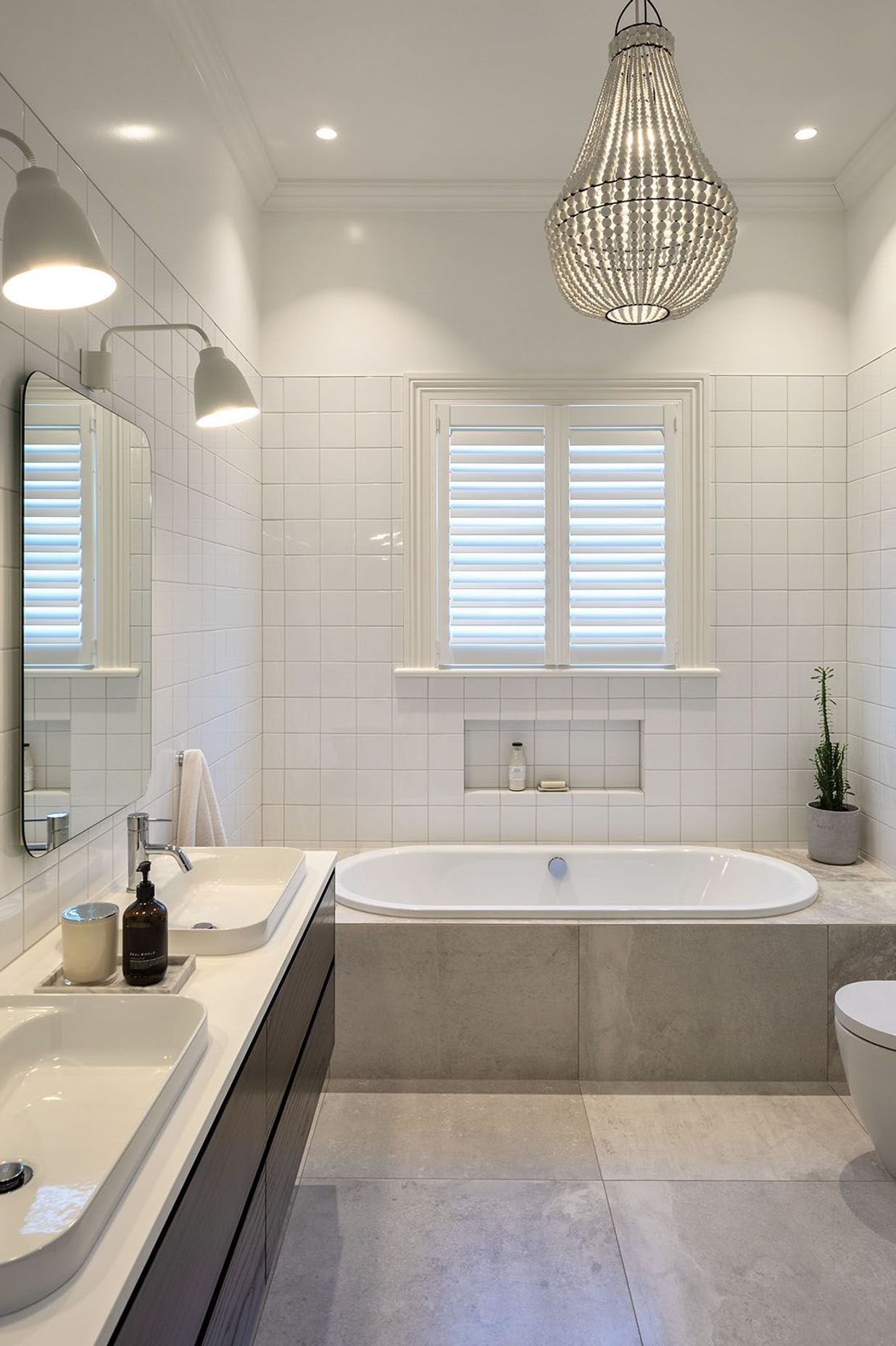 The main ensuite features modern-classic feel, in keeping with the rest of the house.
