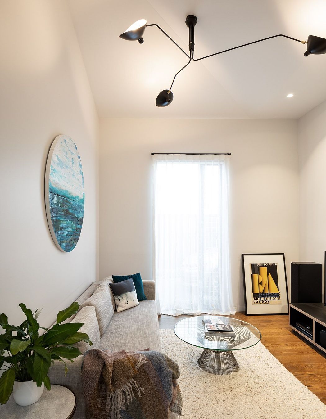 The small separate lounge provides a snug retreat from the rest of the living area.