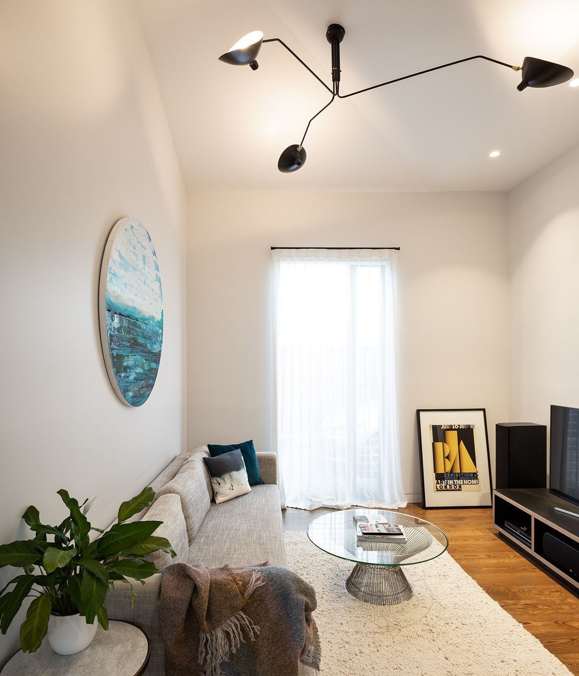 The small separate lounge provides a snug retreat from the rest of the living area.