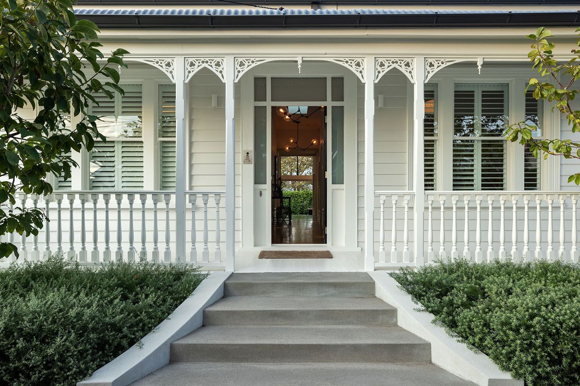 The original Victorian-era villa has been restored and updated, including new double-glazed windows.