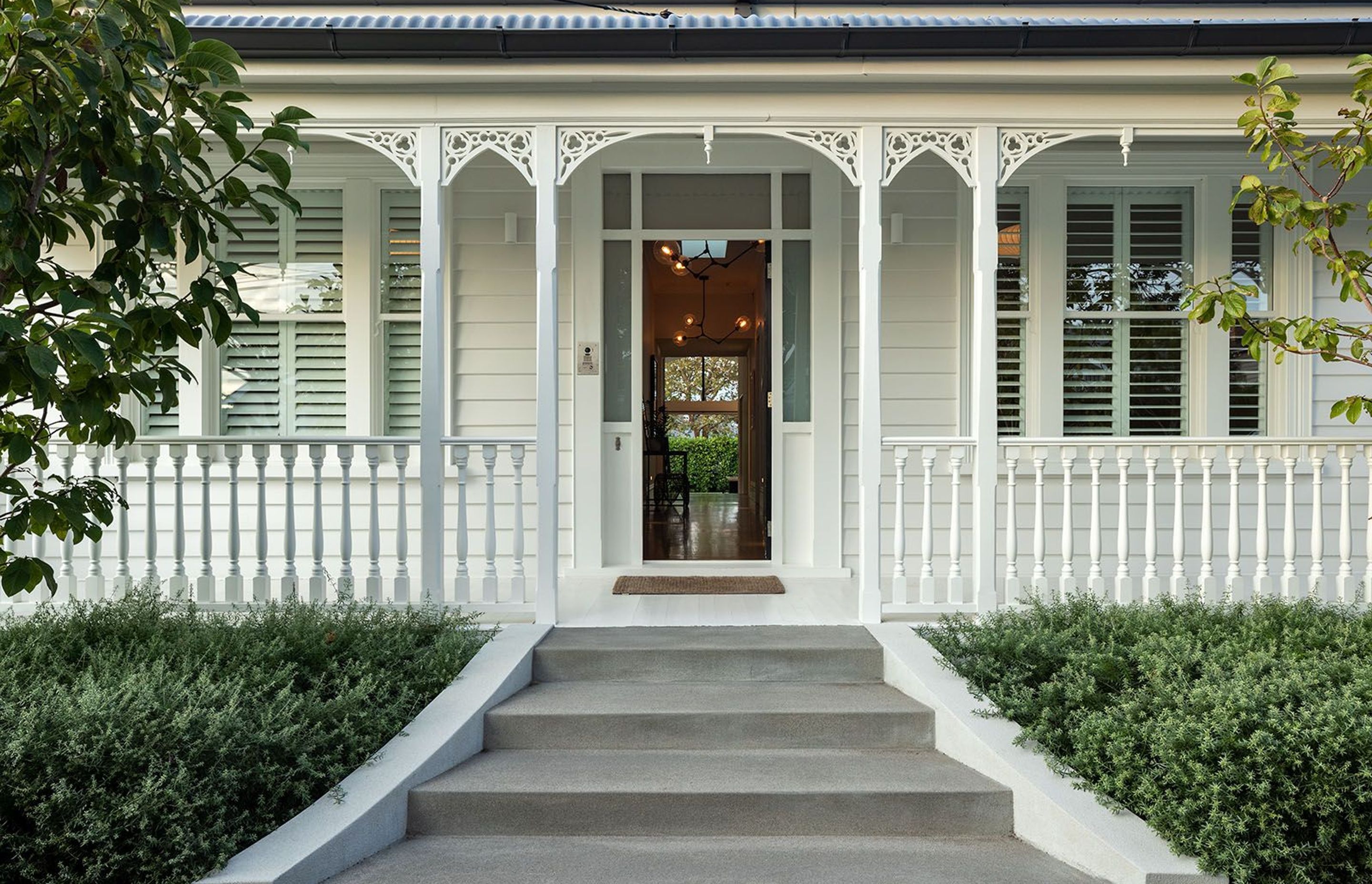 The original Victorian-era villa has been restored and updated, including new double-glazed windows.