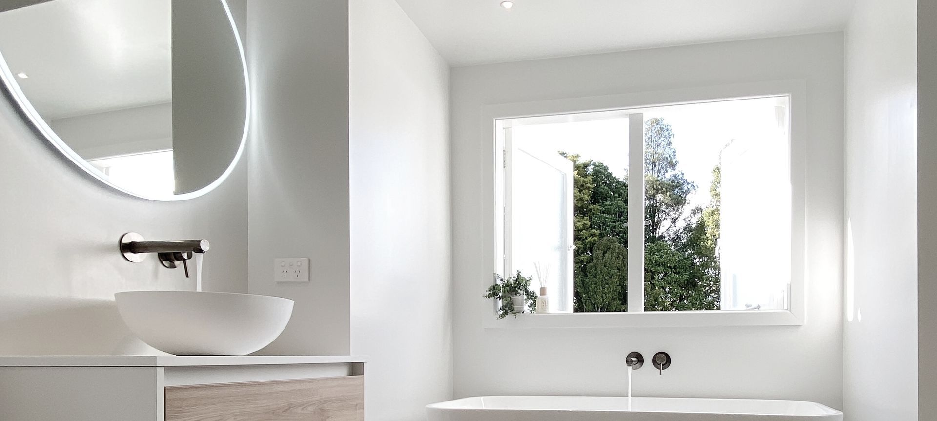 Modern Bathroom Renovation Huapai banner