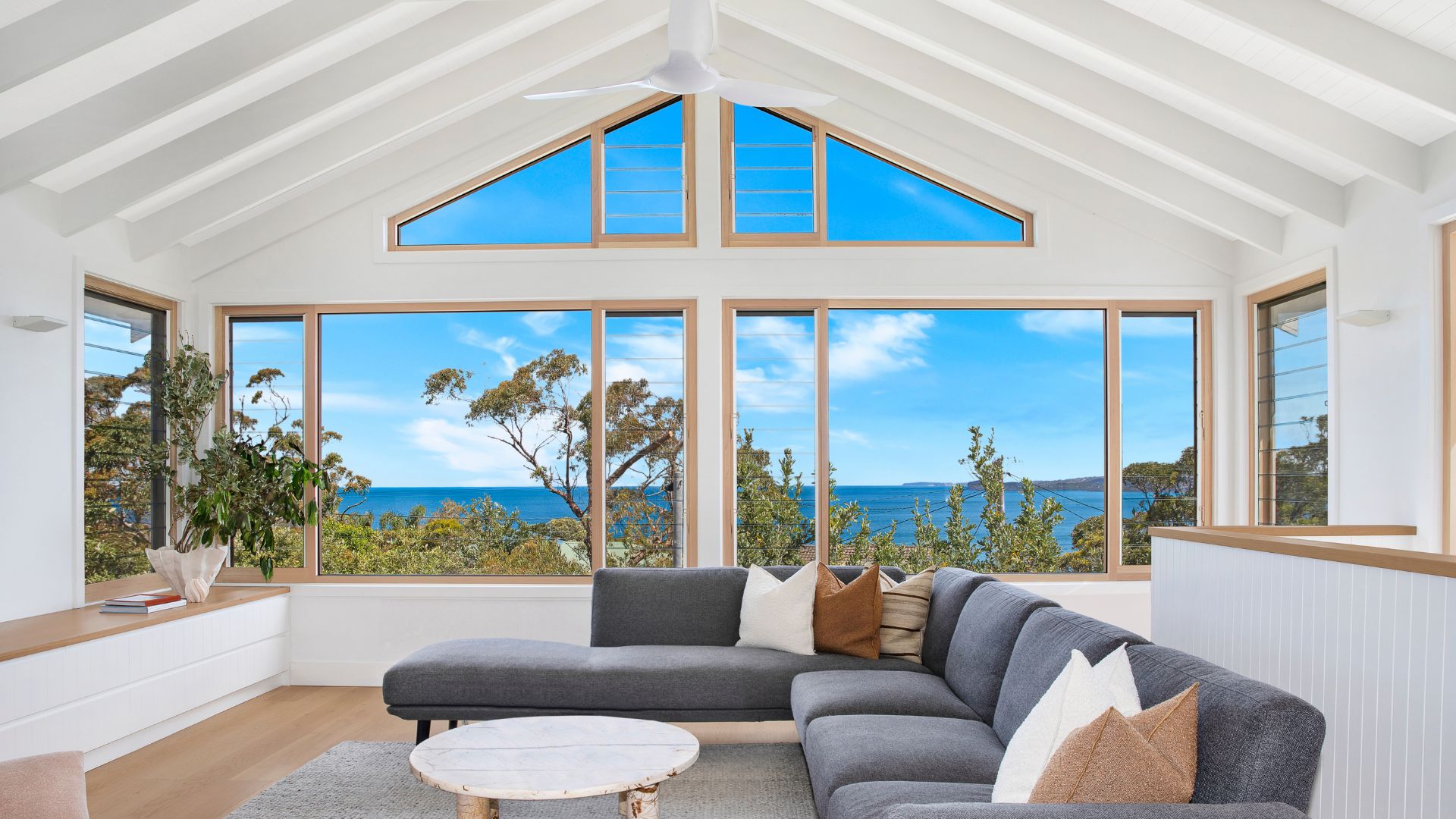 The Aussie Coastal inspired renovation features beautiful and durable DecoWood Curly Birch windows and doors. video