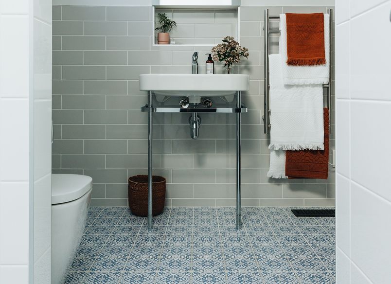 Eastbourne Blue Bathroom